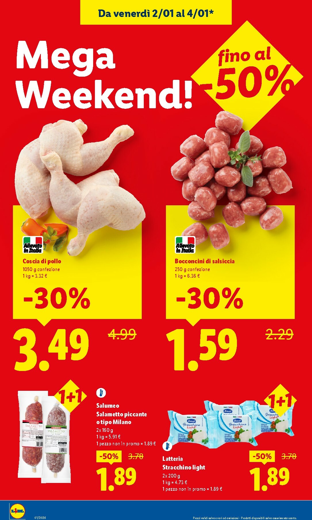 lidl - Volantino Lidl - Mega Weekend valido dal 02/01 al 04/01 - page: 2