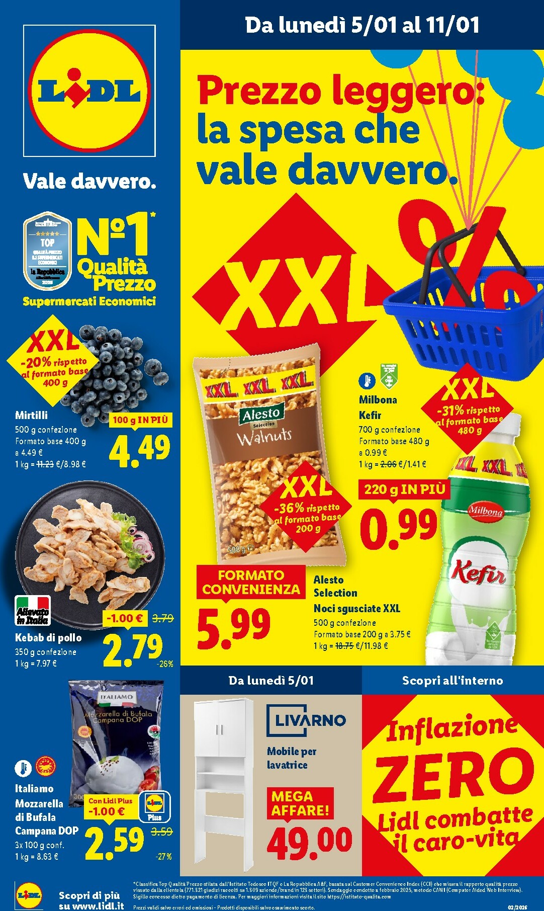 lidl - Volantino Lidl valido dal 05/01 al 11/01