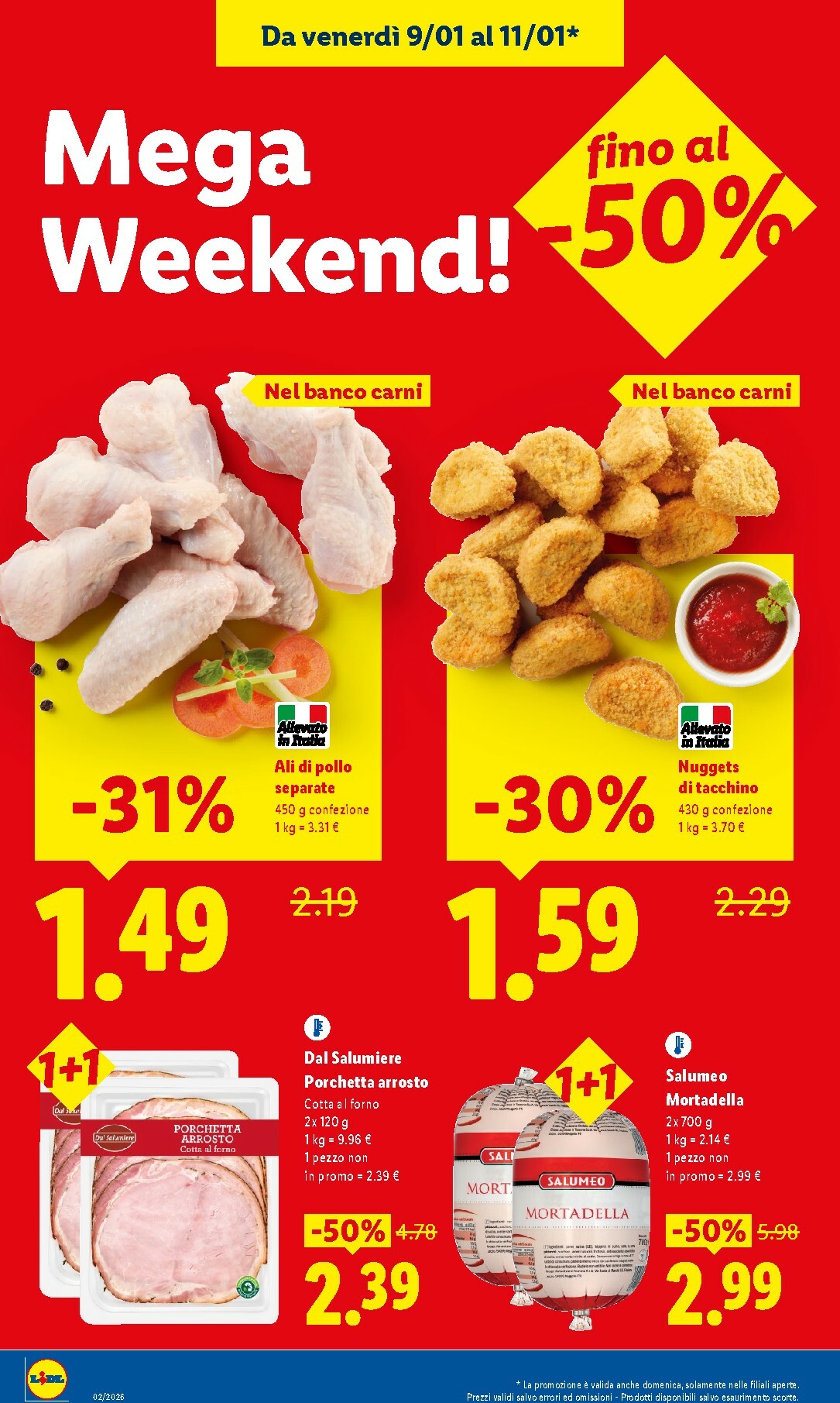 lidl - Volantino Lidl - Mega Weekend valido dal 09/01 al 11/01 - page: 2