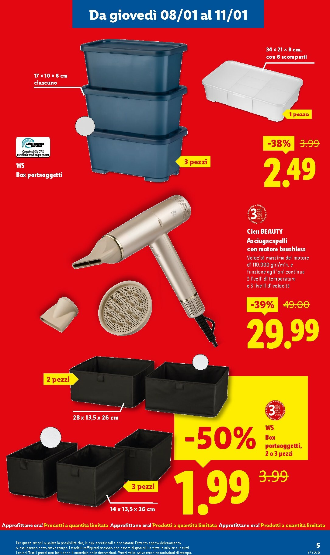 lidl - Volantino Lidl valido dal 08/01 al 11/01 - page: 5