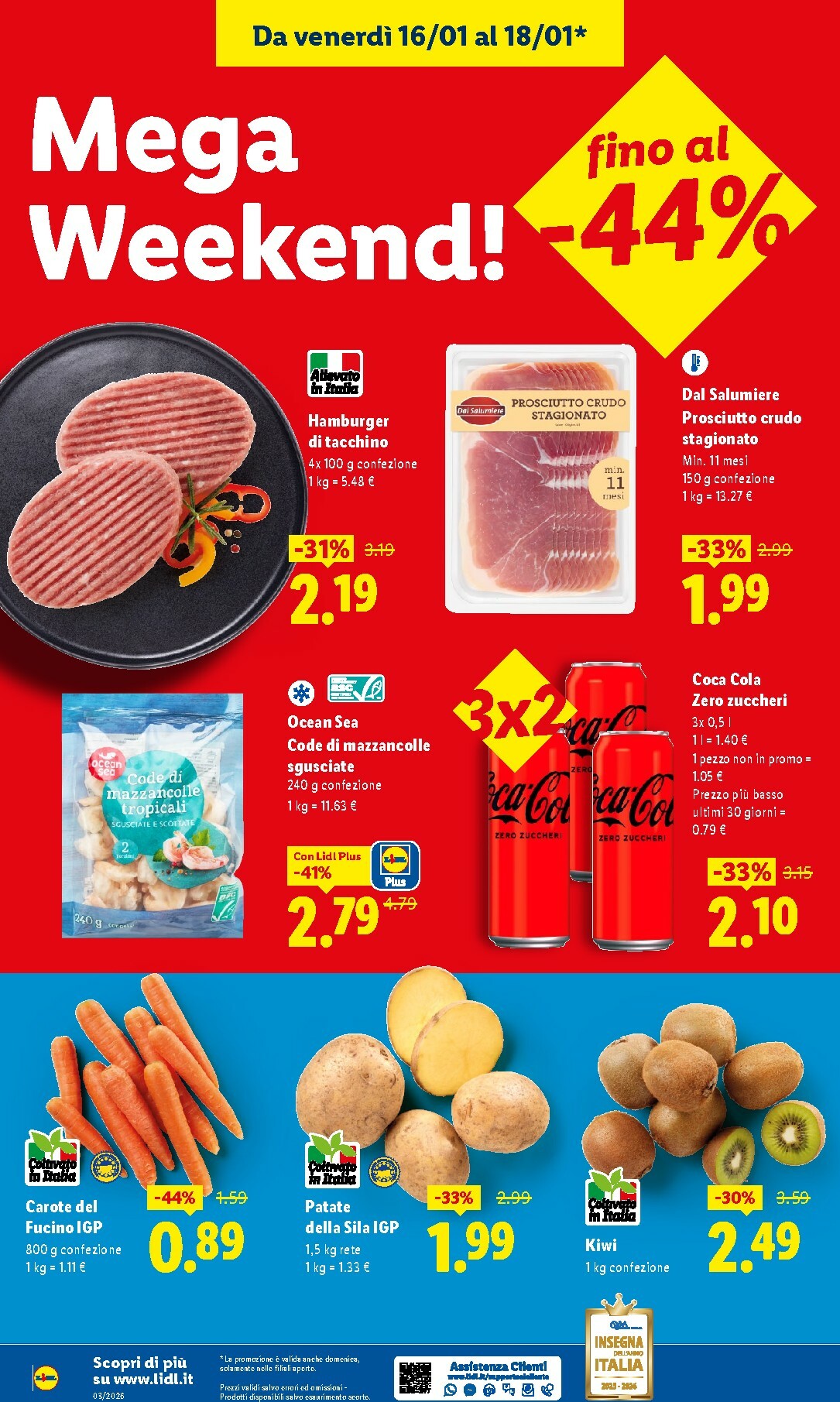 lidl - Volantino Lidl - Mega Weekend valido dal 16/01 al 18/01 - page: 4