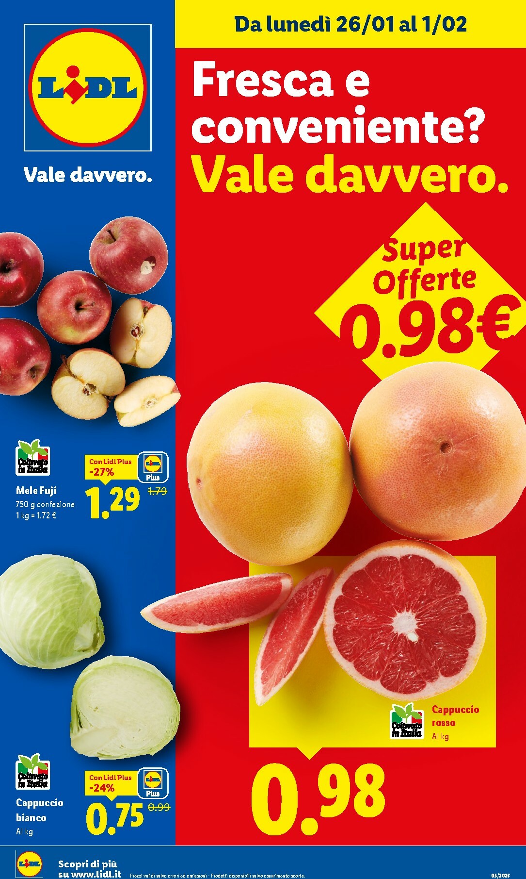lidl - Volantino Lidl - Fresca e conveniente valido dal 26/01 al 01/02 - page: 1