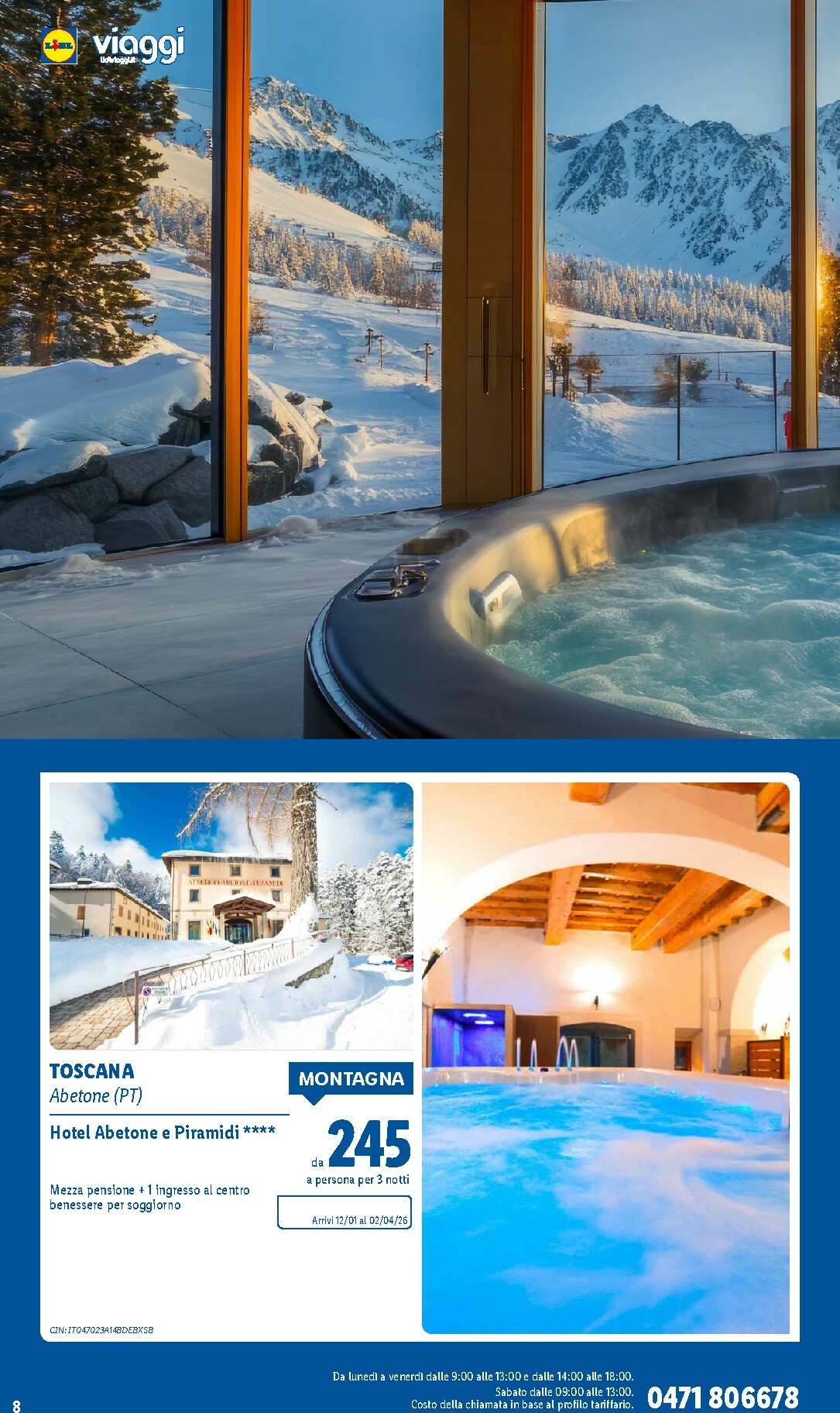 lidl - Volantino Lidl - Viaggi valido dal 22/12/2025 al 28/02/2026 - page: 8