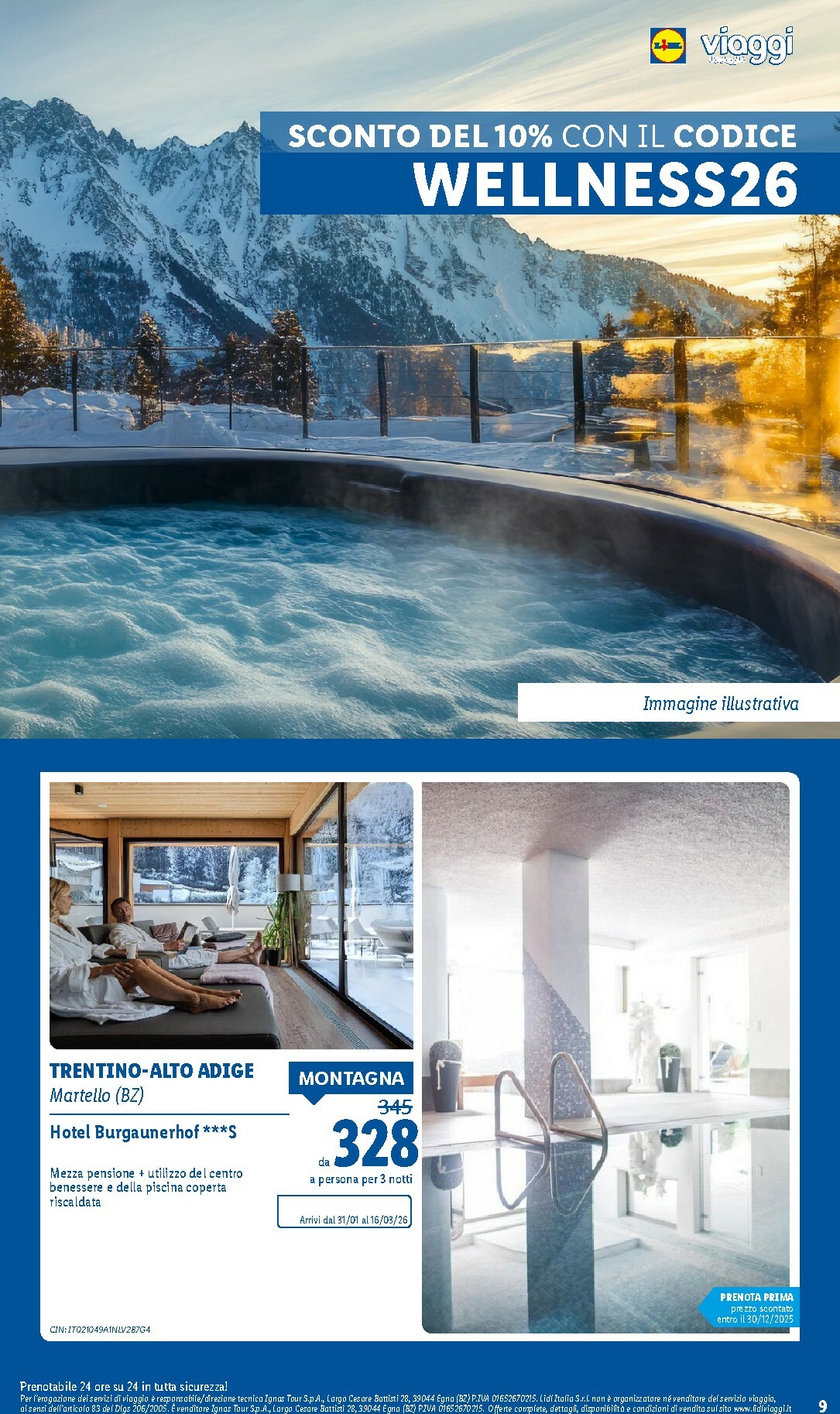 lidl - Volantino Lidl - Viaggi valido dal 22/12/2025 al 28/02/2026 - page: 9