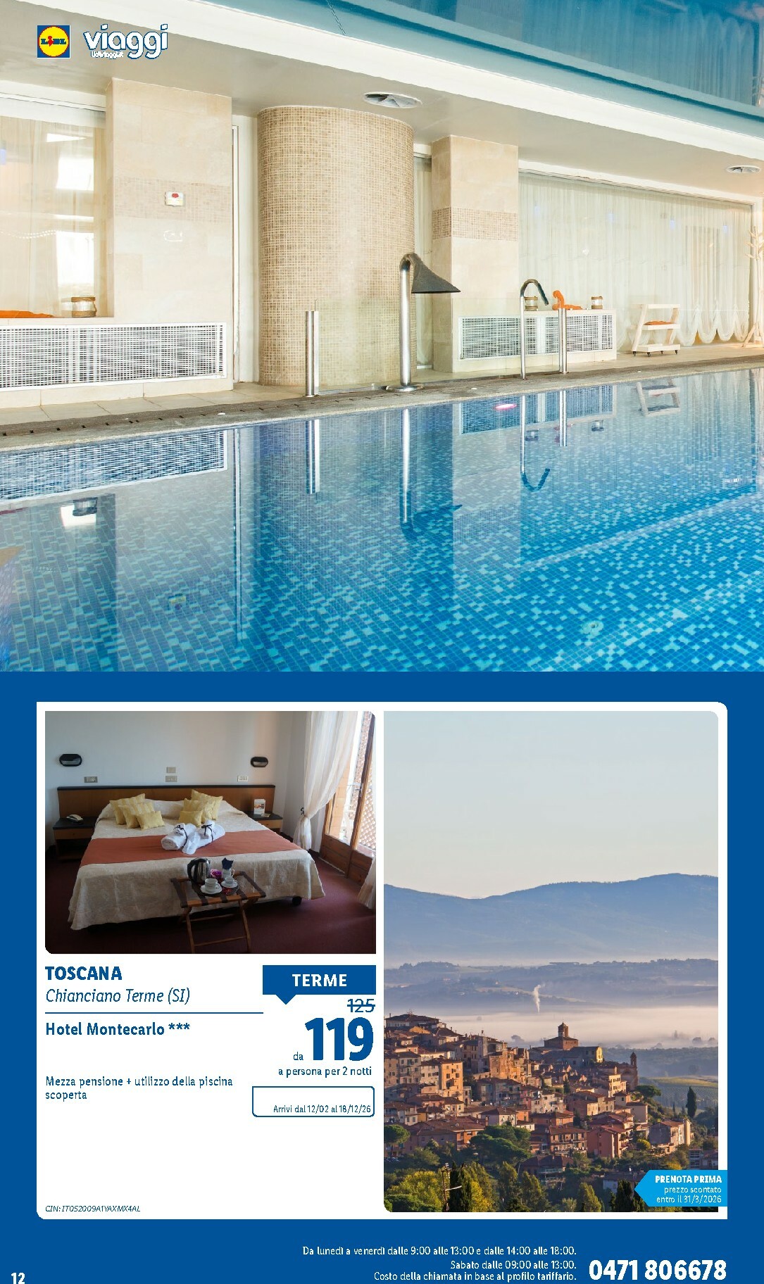 lidl - Volantino Lidl - Viaggi valido dal 22/12/2025 al 28/02/2026 - page: 12