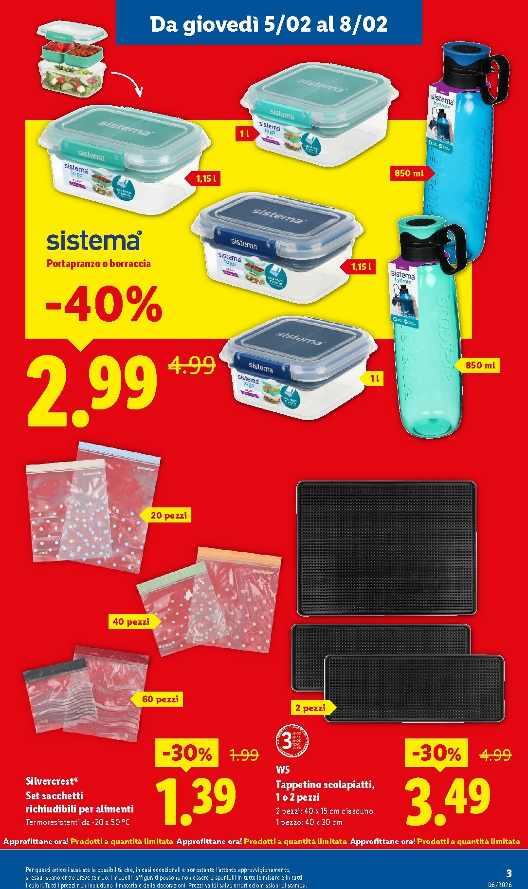 lidl - Volantino Lidl - Mega Affari valido dal 05/02/2026 al 08/02/2026 - page: 3