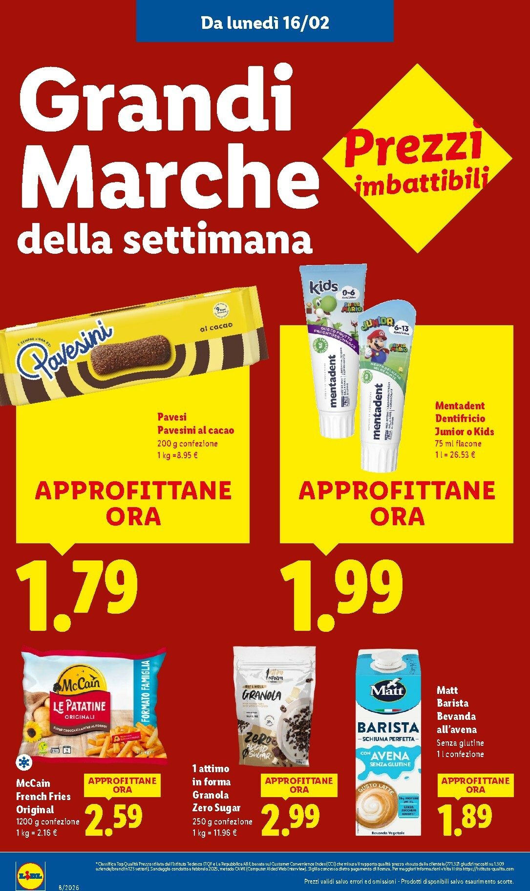 lidl - Volantino Lidl valido dal 16/02/2026 al 22/02/2026 - page: 14