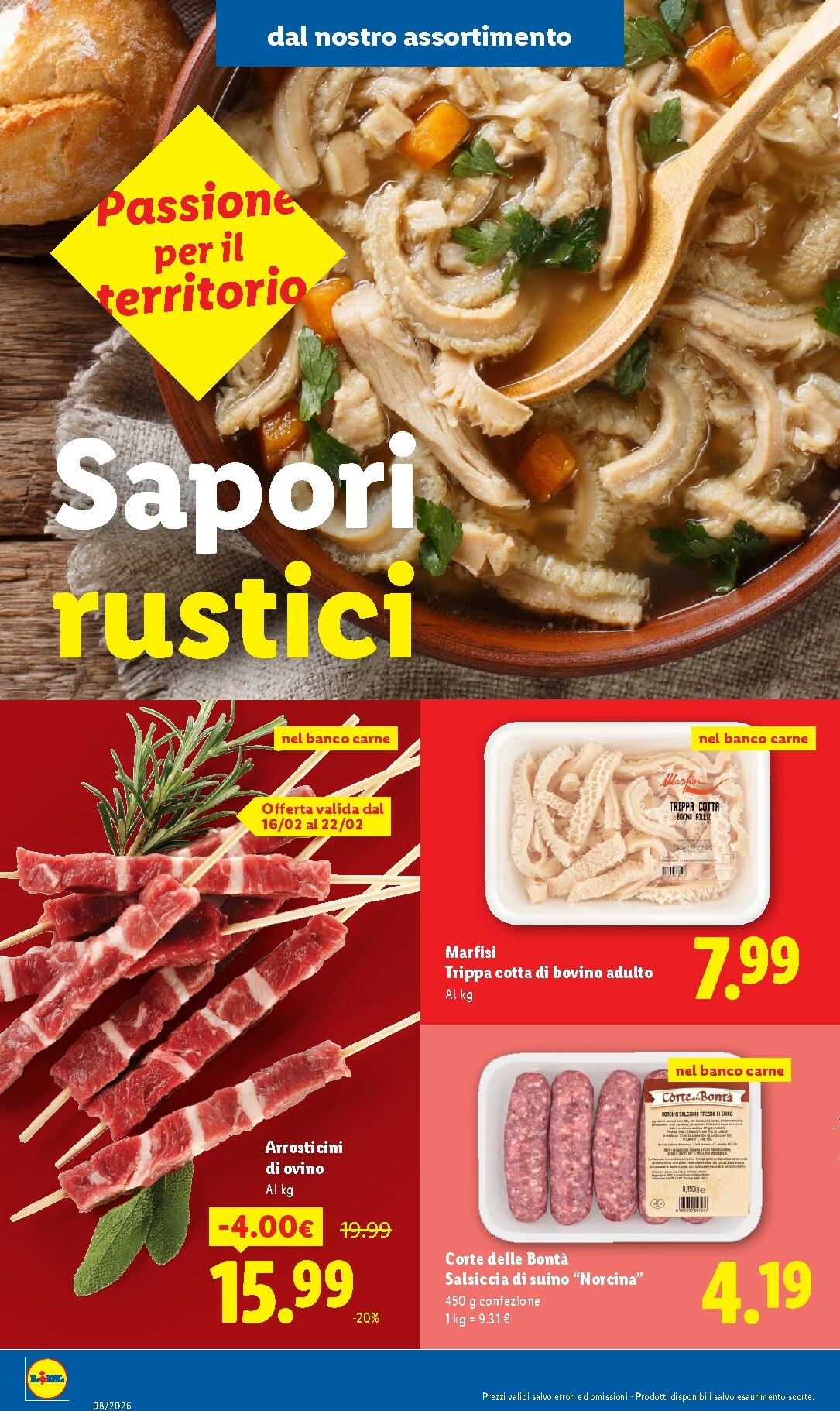 lidl - Volantino Lidl - Sapori del Centro Italia valido dal 16/02/2026 al 22/02/2026 - page: 2