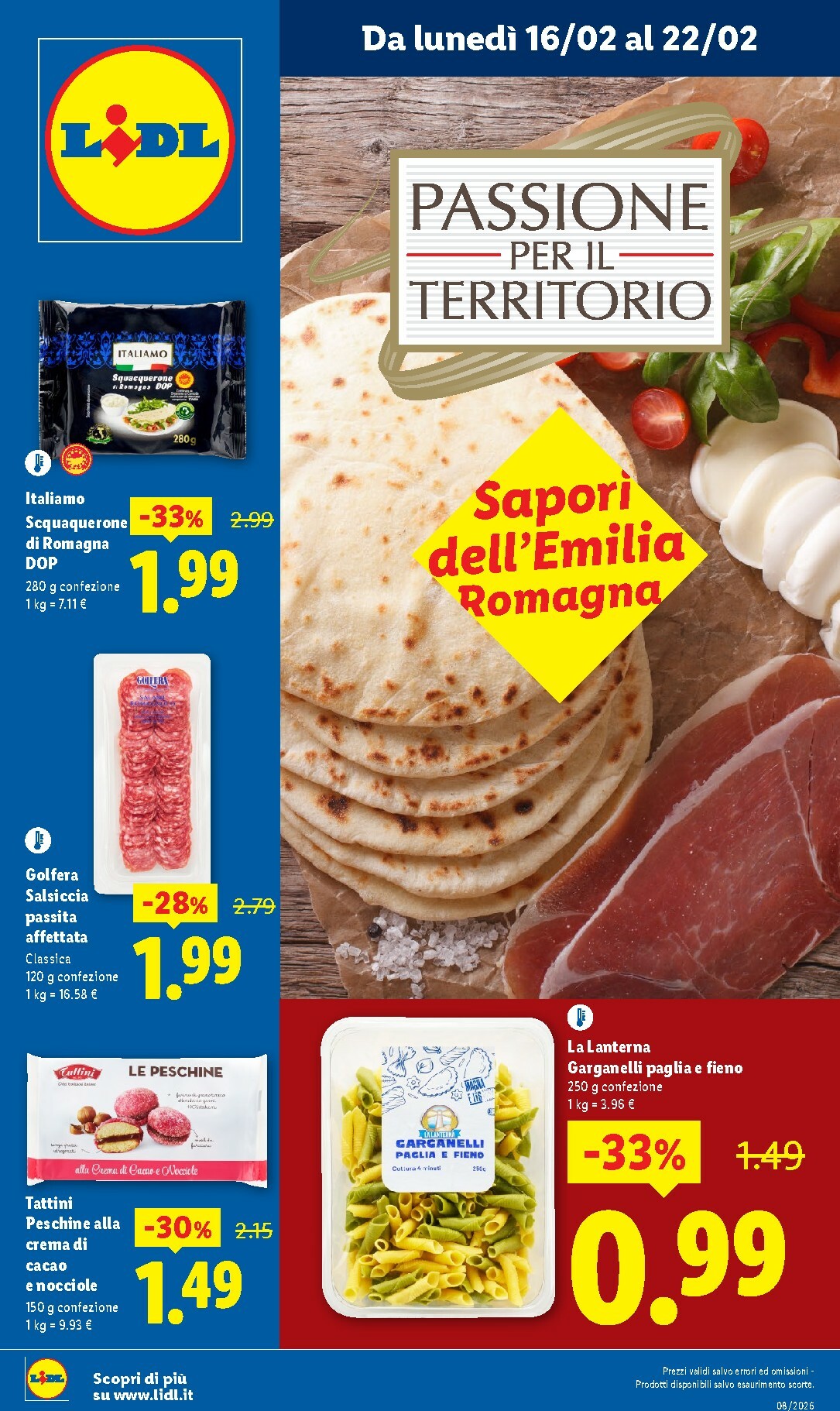 lidl - Volantino Lidl - Emilia Romagna valido dal 16/02/2026 al 22/02/2026