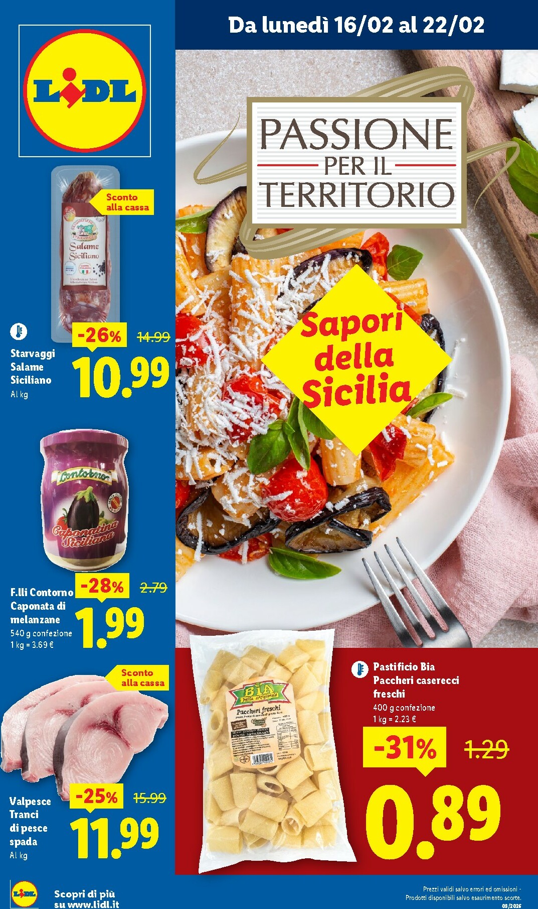 lidl - Volantino Lidl - Sicilia valido dal 16/02/2026 al 22/02/2026