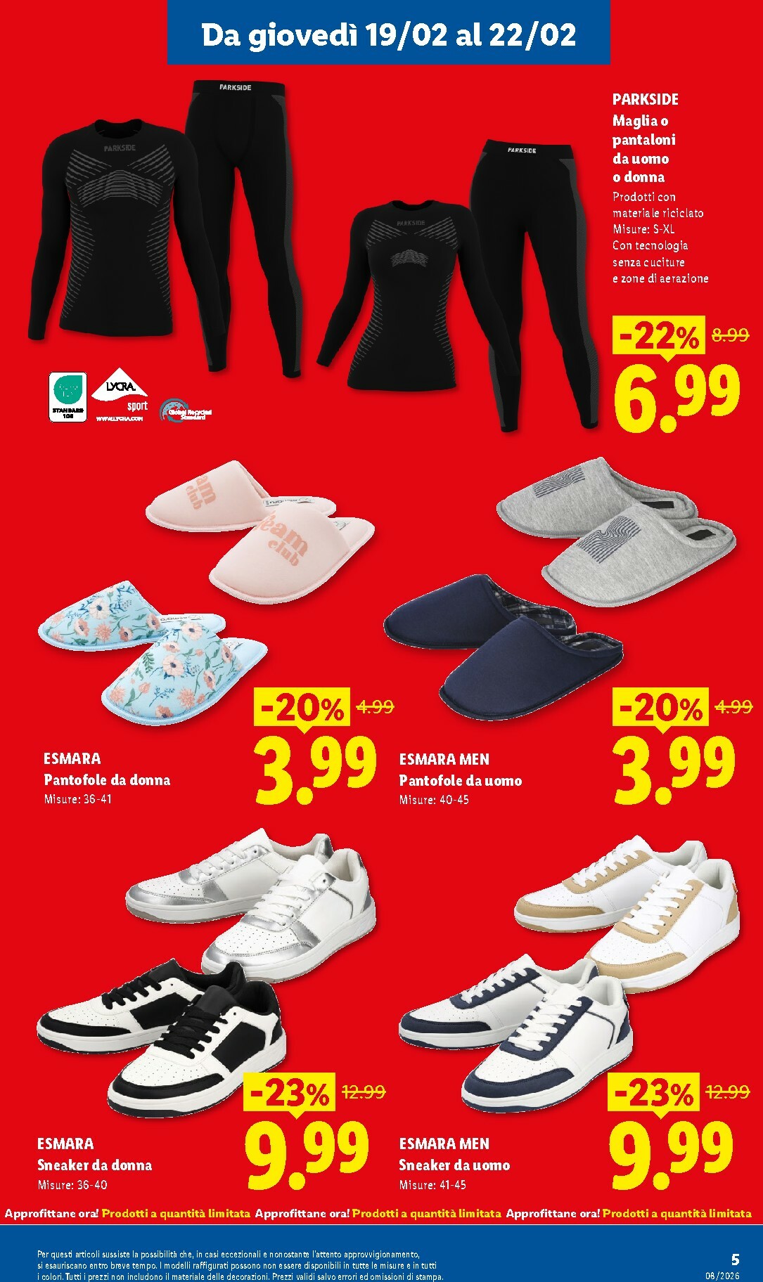 lidl - Volantino Lidl - Mega Affari valido dal 19/02/2026 al 22/02/2026 - page: 5