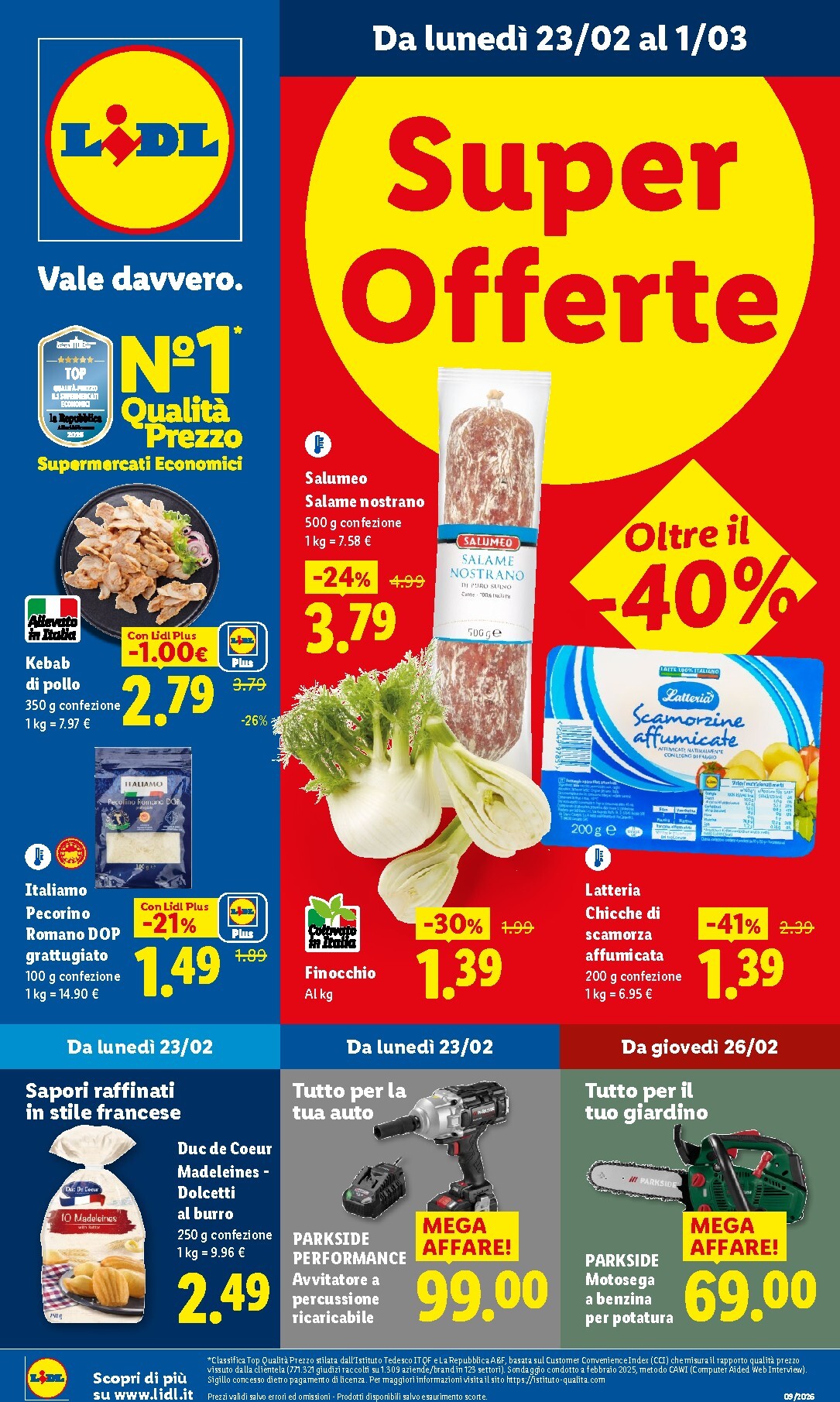 lidl - Volantino Lidl valido dal 23/02/2026 al 01/03/2026