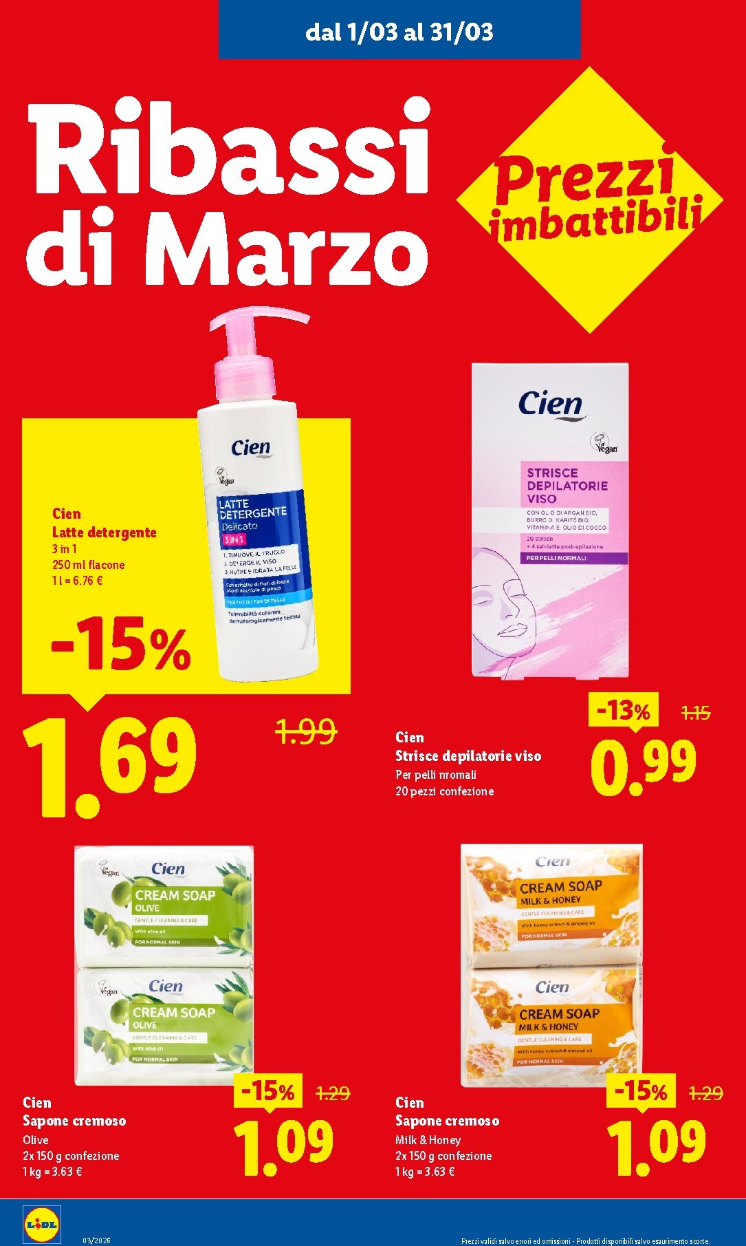 lidl - Volantino Lidl - Ribassati del mese valido dal 01/03/2026 al 31/03/2026 - page: 12