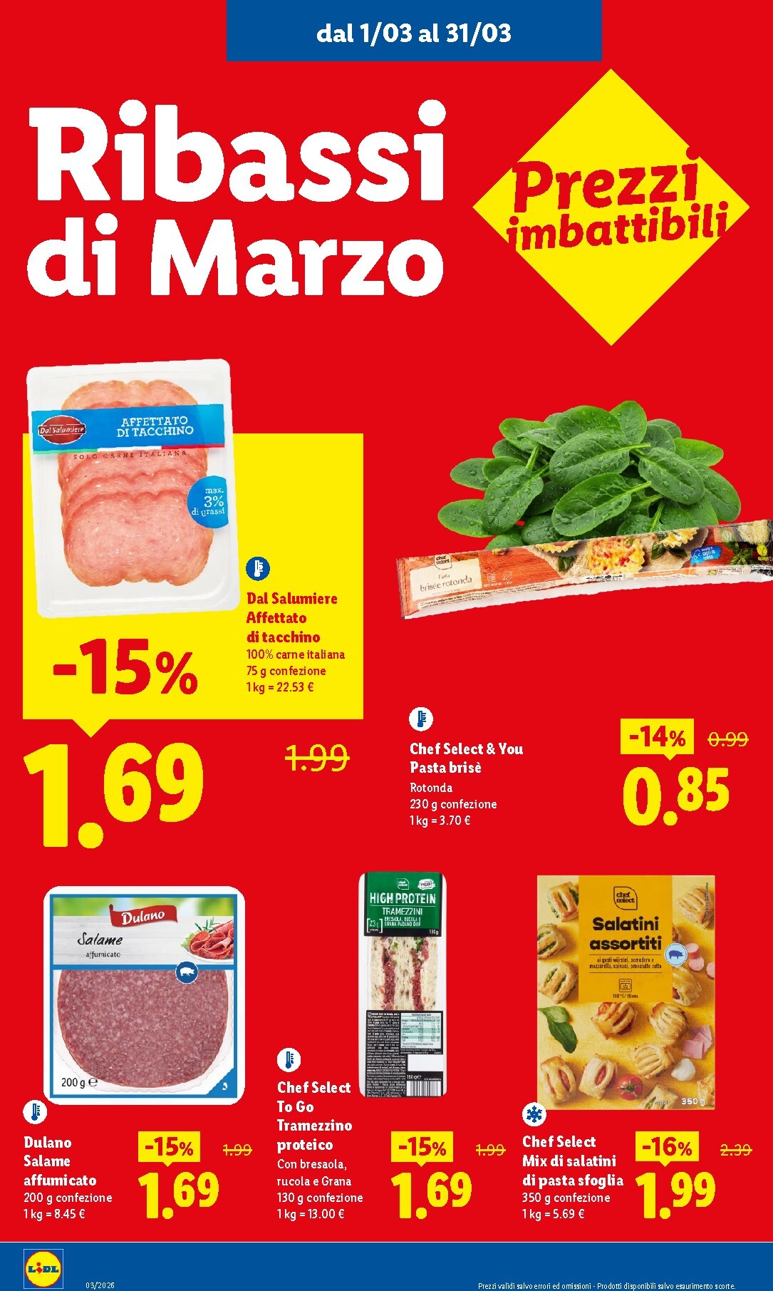 lidl - Volantino Lidl - Ribassati del mese valido dal 01/03/2026 al 31/03/2026 - page: 4