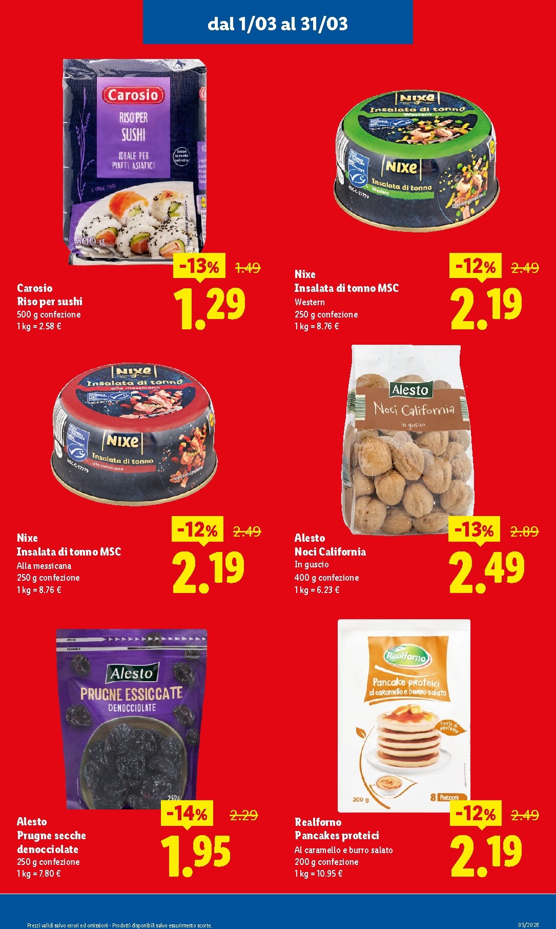 lidl - Volantino Lidl - Ribassati del mese valido dal 01/03/2026 al 31/03/2026 - page: 9
