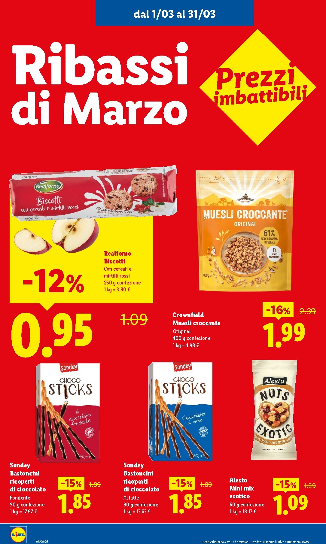 lidl - Volantino Lidl - Ribassati del mese valido dal 01/03/2026 al 31/03/2026 - page: 10