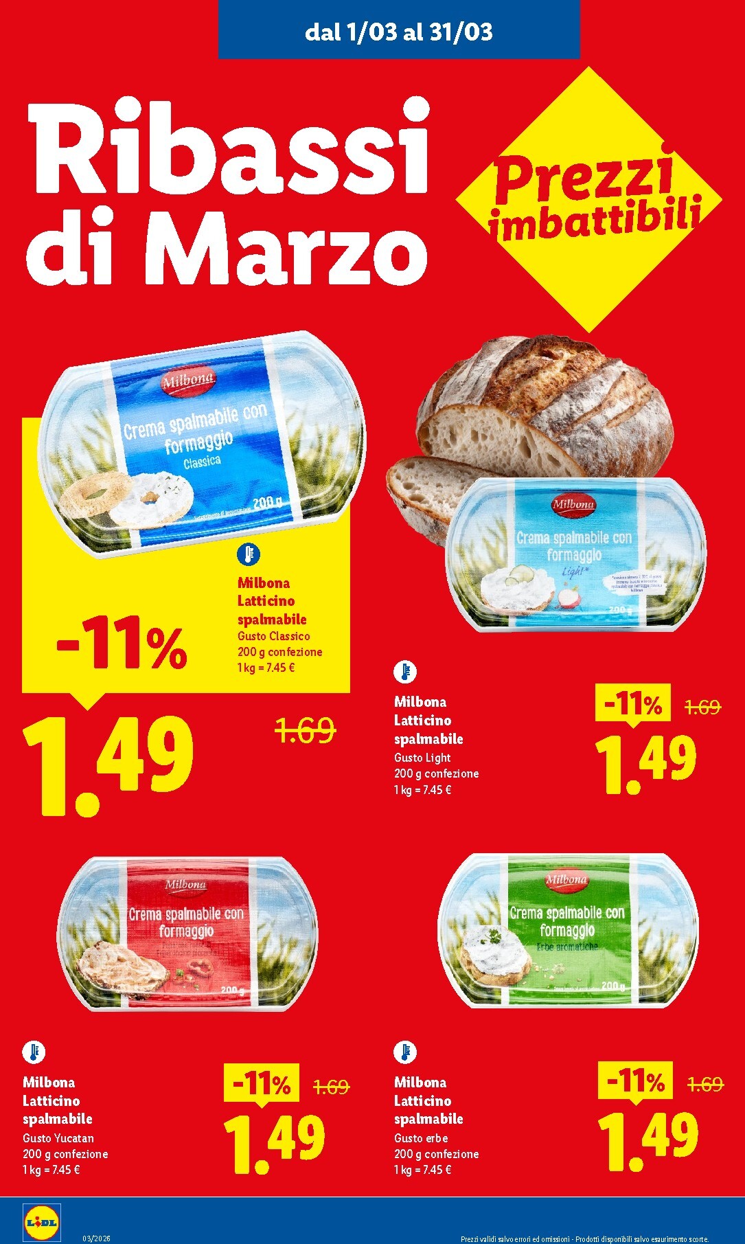 lidl - Volantino Lidl - Ribassati del mese valido dal 01/03/2026 al 31/03/2026 - page: 2