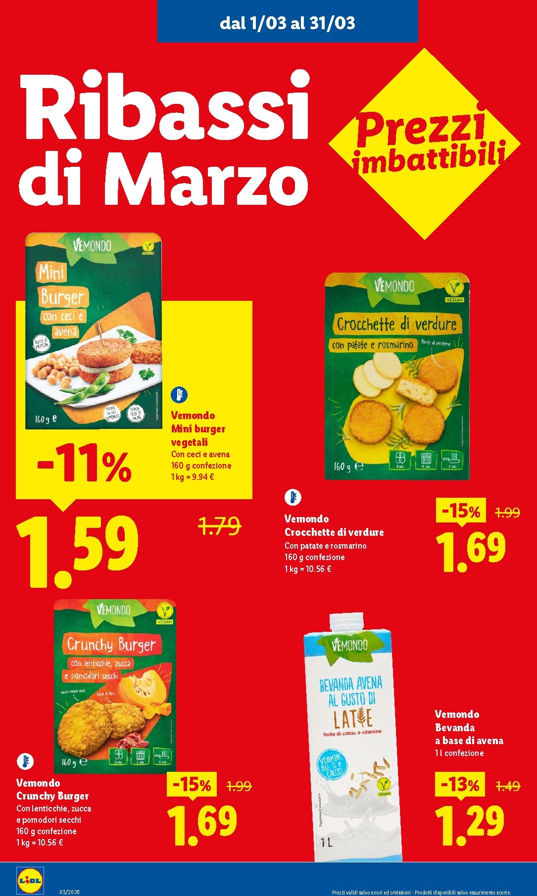 lidl - Volantino Lidl - Ribassati del mese valido dal 01/03/2026 al 31/03/2026 - page: 6