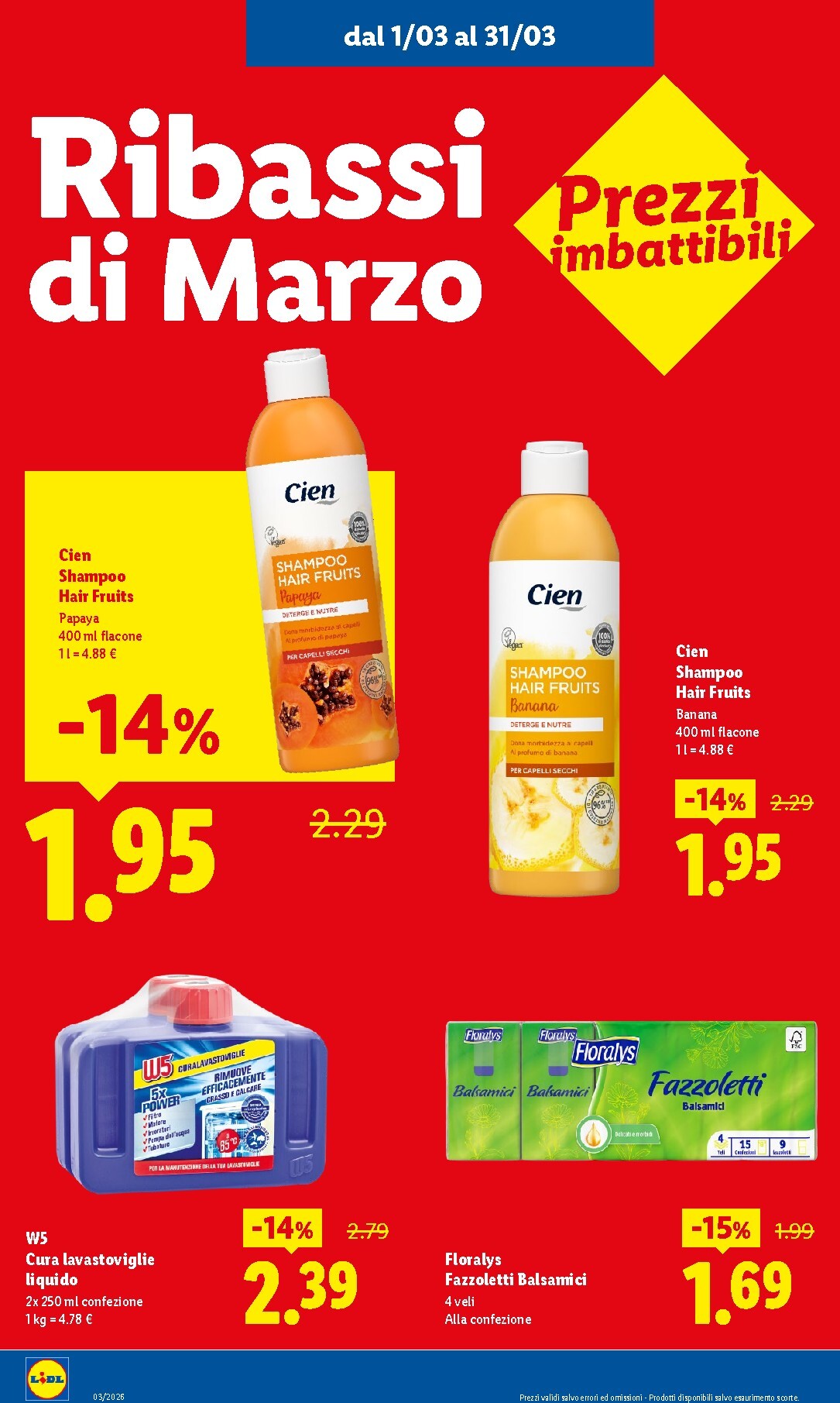 lidl - Volantino Lidl - Ribassati del mese valido dal 01/03/2026 al 31/03/2026 - page: 14