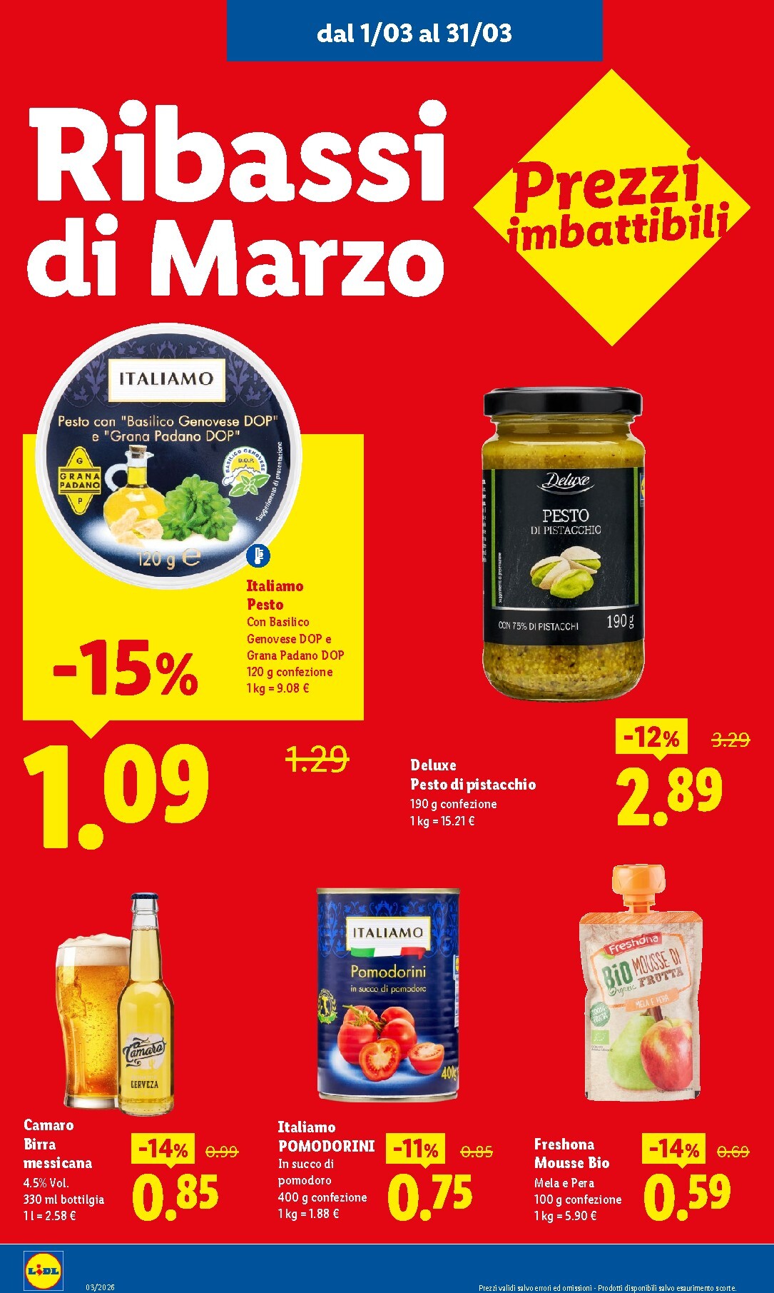 lidl - Volantino Lidl - Ribassati del mese valido dal 01/03/2026 al 31/03/2026 - page: 8
