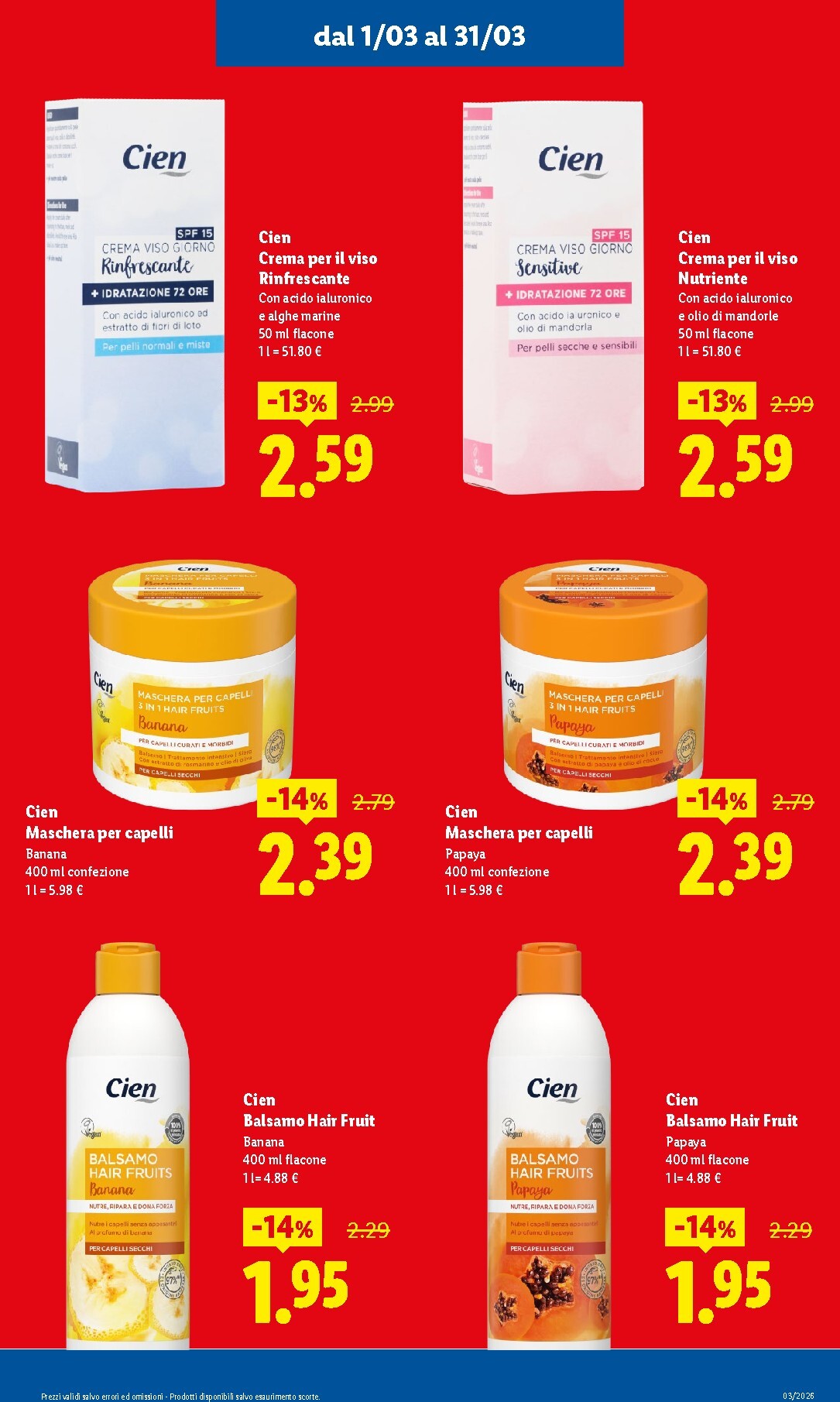 lidl - Volantino Lidl - Ribassati del mese valido dal 01/03/2026 al 31/03/2026 - page: 13