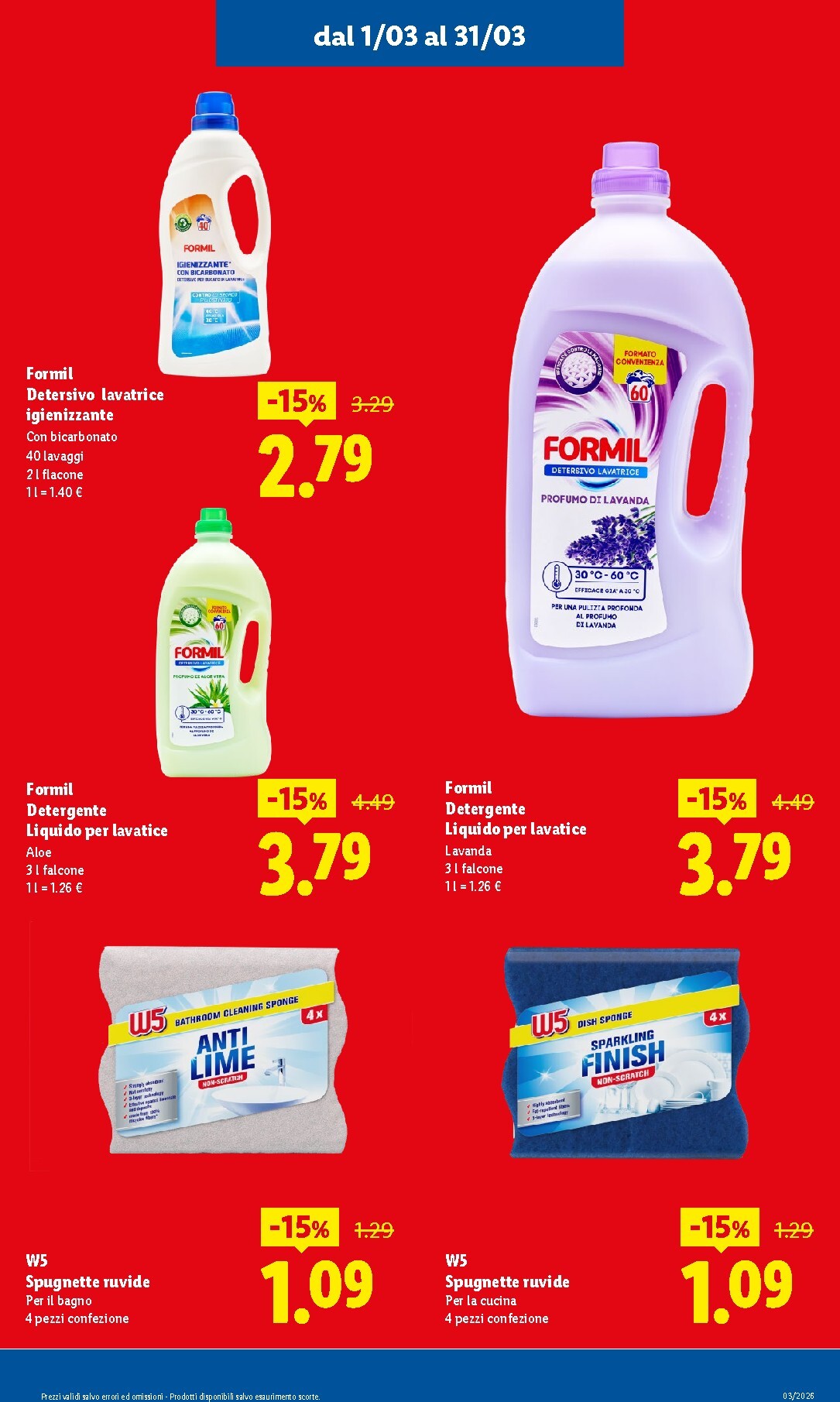 lidl - Volantino Lidl - Ribassati del mese valido dal 01/03/2026 al 31/03/2026 - page: 15