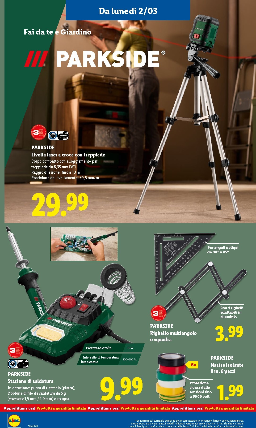 lidl - Volantino Lidl valido dal 02/03/2026 al 08/03/2026 - page: 34