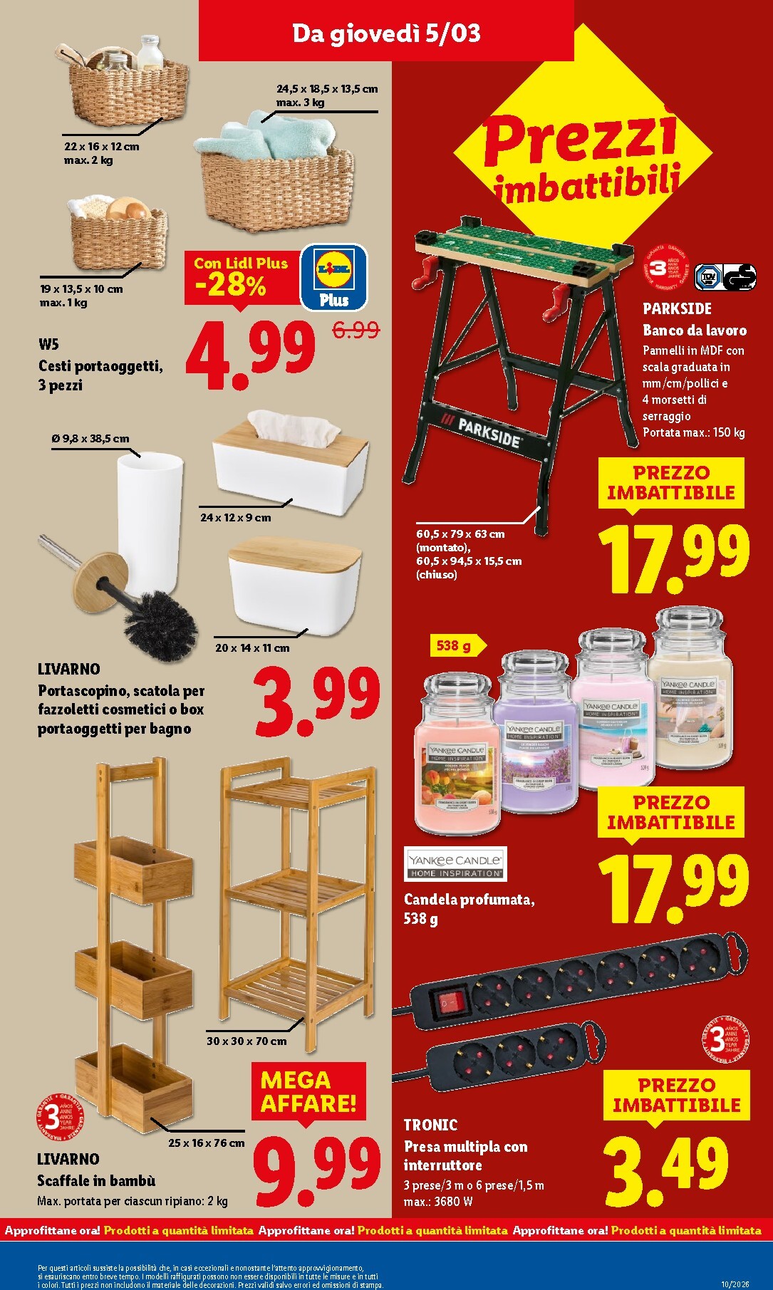 lidl - Volantino Lidl valido dal 02/03/2026 al 08/03/2026 - page: 52