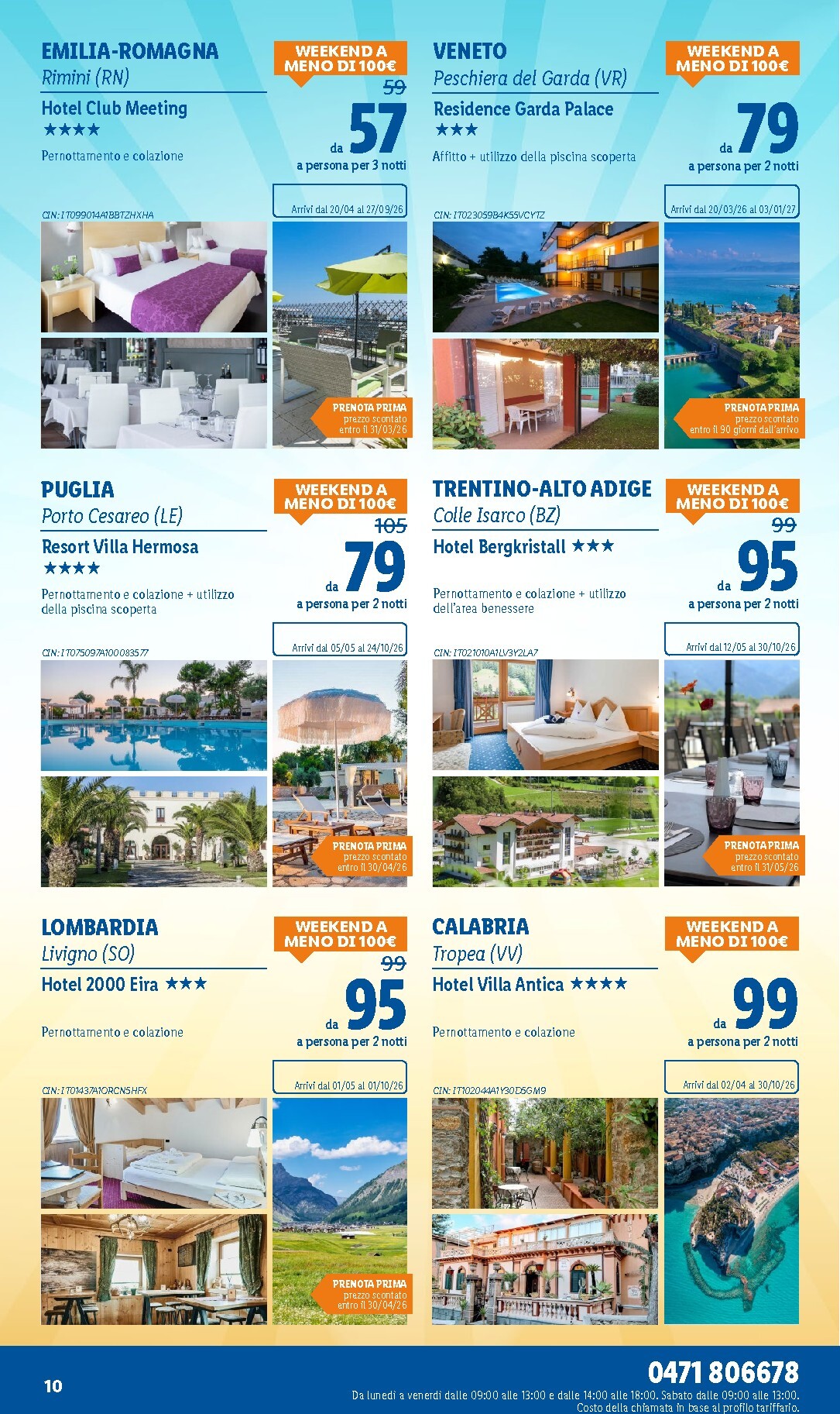 lidl - Volantino Lidl - Viaggi valido dal 01/03/2026 al 31/03/2026 - page: 10