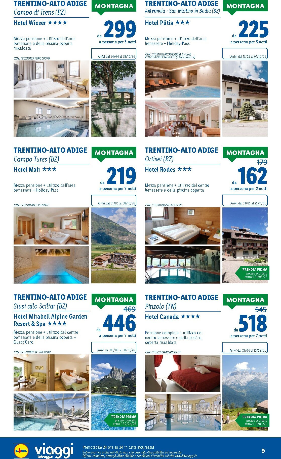 lidl - Volantino Lidl - Viaggi valido dal 01/03/2026 al 31/03/2026 - page: 9