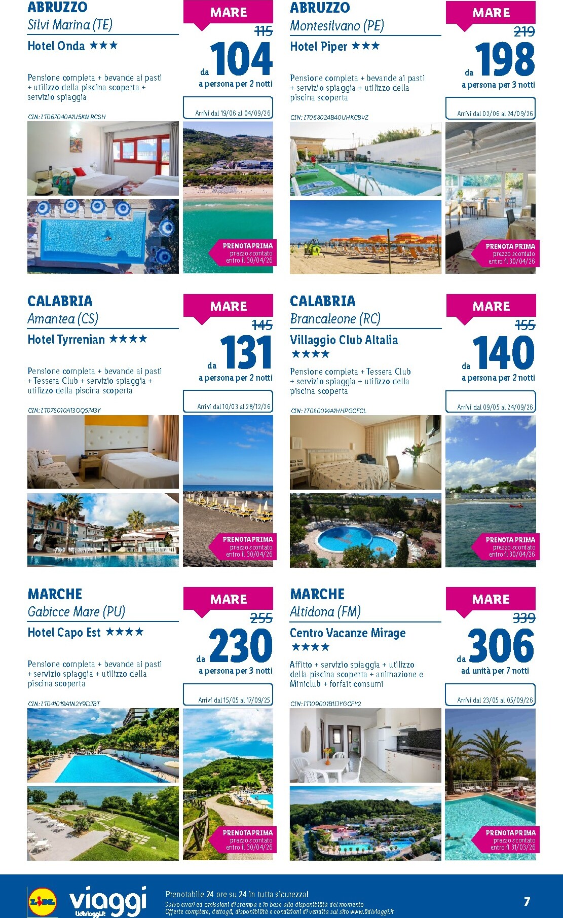 lidl - Volantino Lidl - Viaggi valido dal 01/03/2026 al 31/03/2026 - page: 7