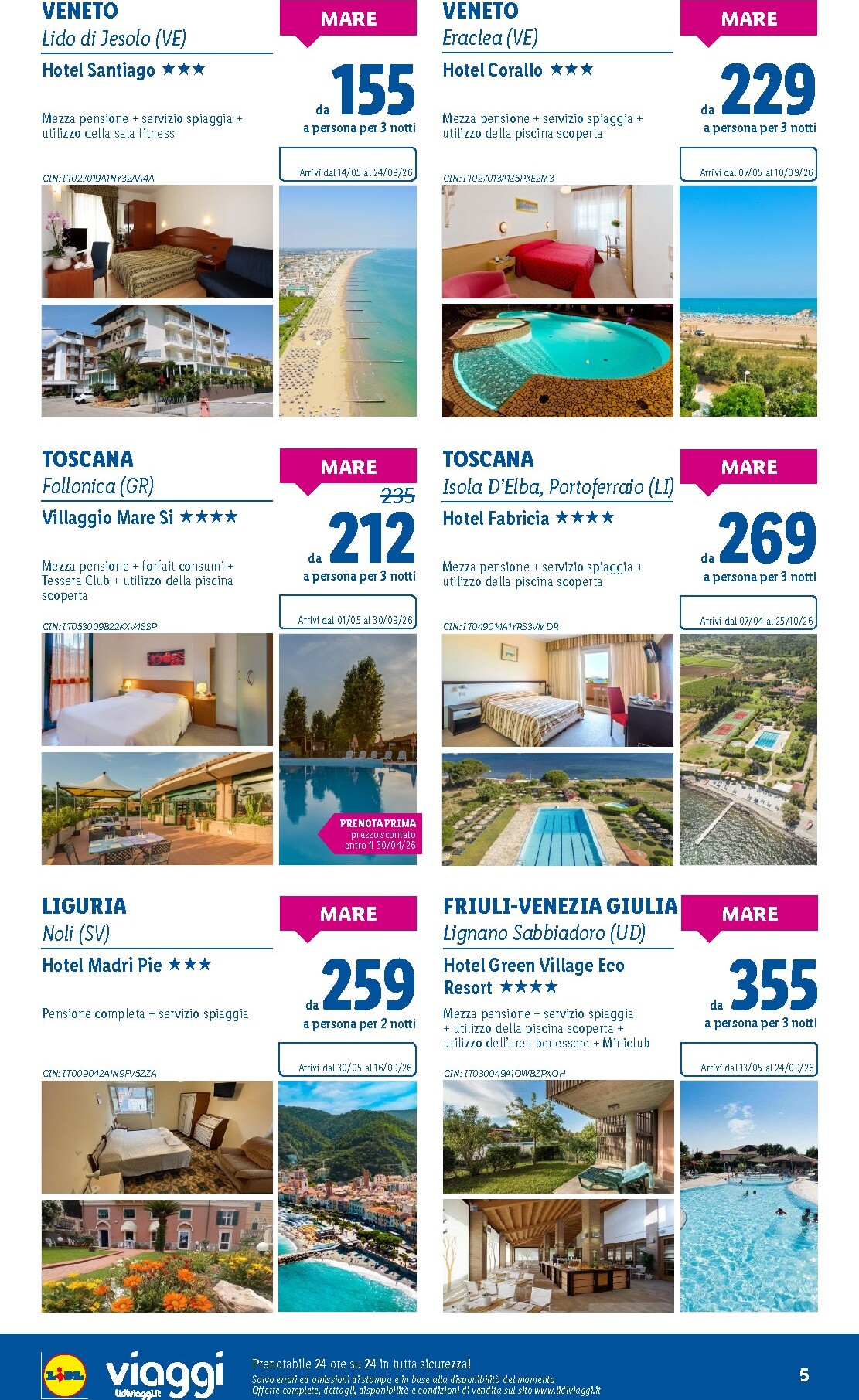 lidl - Volantino Lidl - Viaggi valido dal 01/03/2026 al 31/03/2026 - page: 5