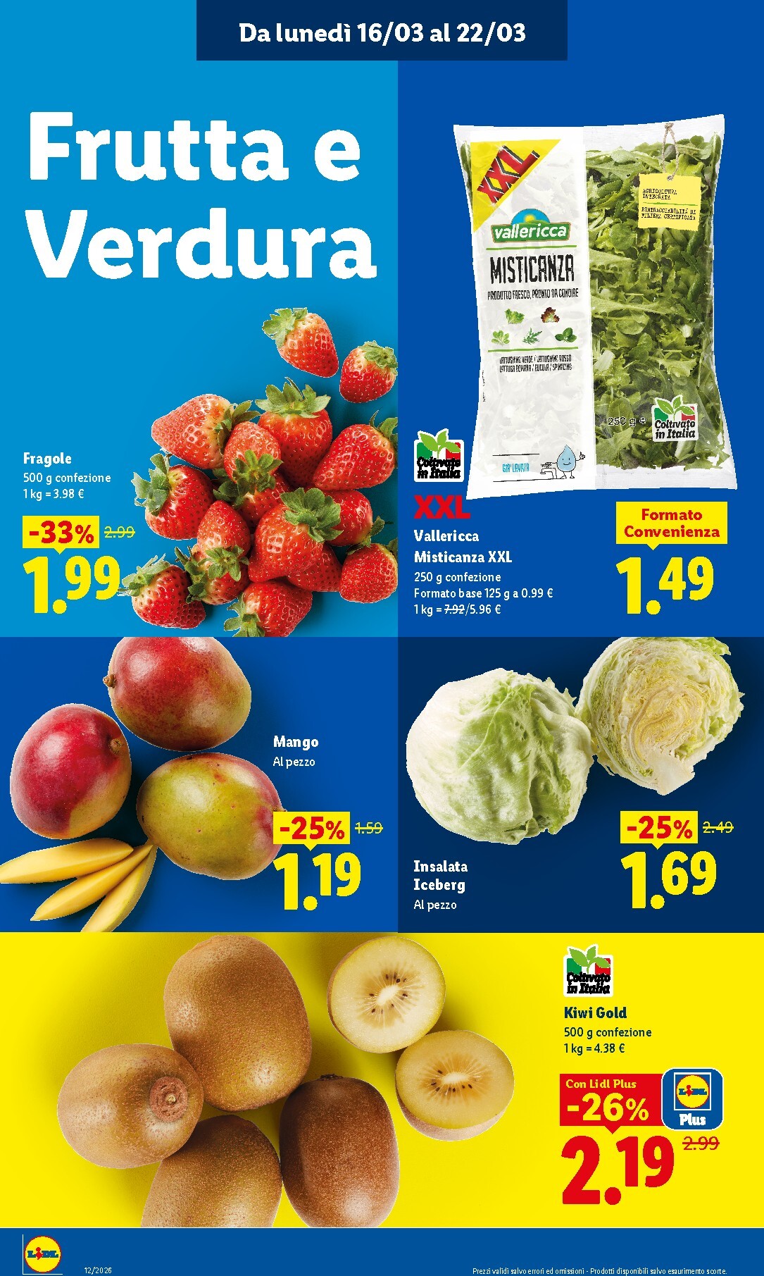 lidl - Volantino Lidl - Fresca e conveniente valido dal 16/03/2026 al 22/03/2026 - page: 2