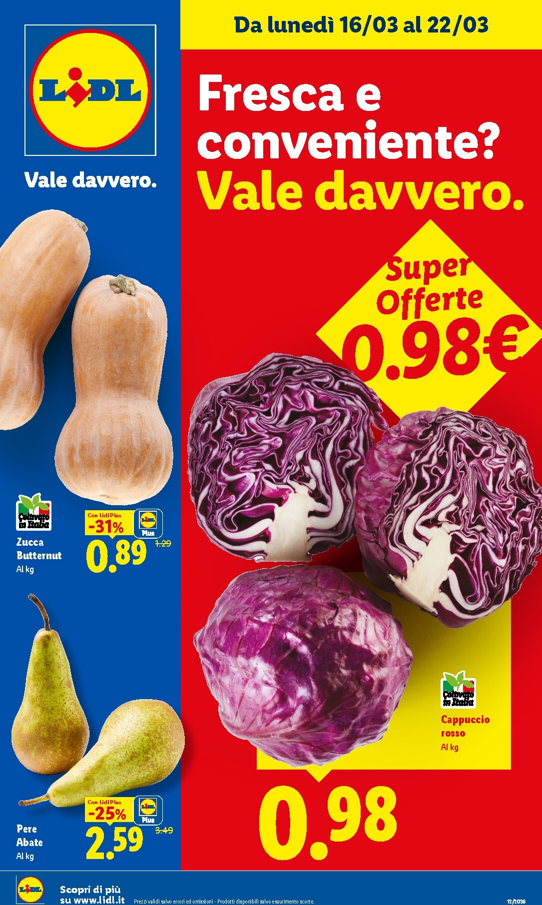 lidl - Volantino Lidl - Fresca e conveniente valido dal 16/03/2026 al 22/03/2026