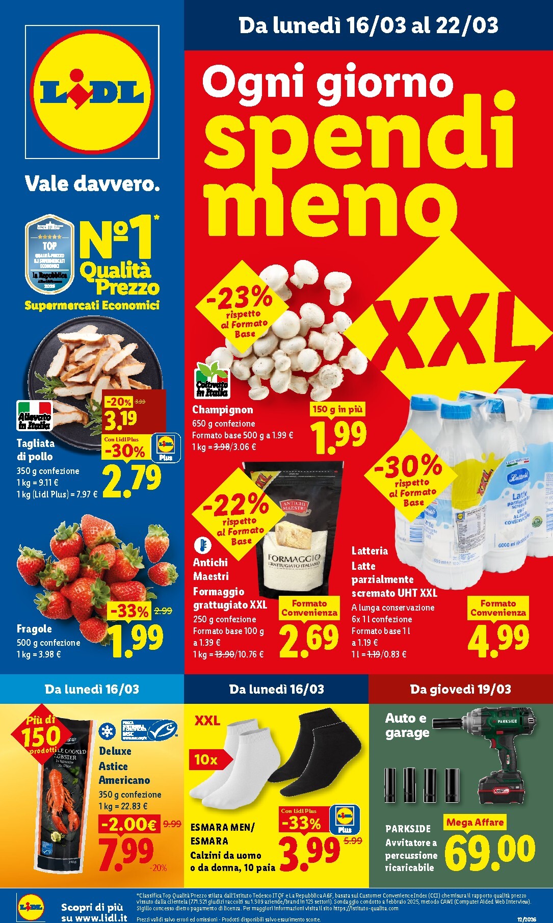 lidl - Volantino Lidl valido dal 16/03/2026 al 22/03/2026 - page: 1