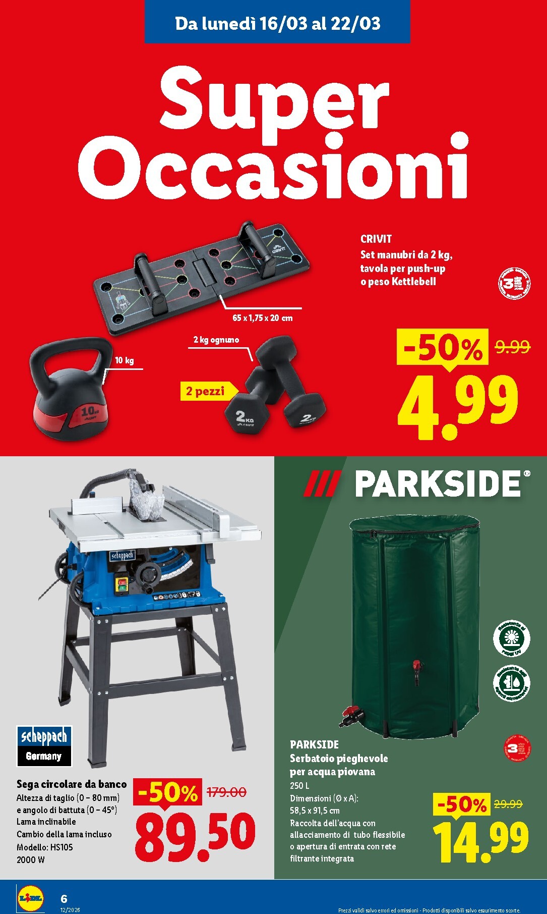 lidl - Volantino Lidl - Speciale Anniversario Atripalda valido dal 16/03/2026 al 22/03/2026 - page: 6