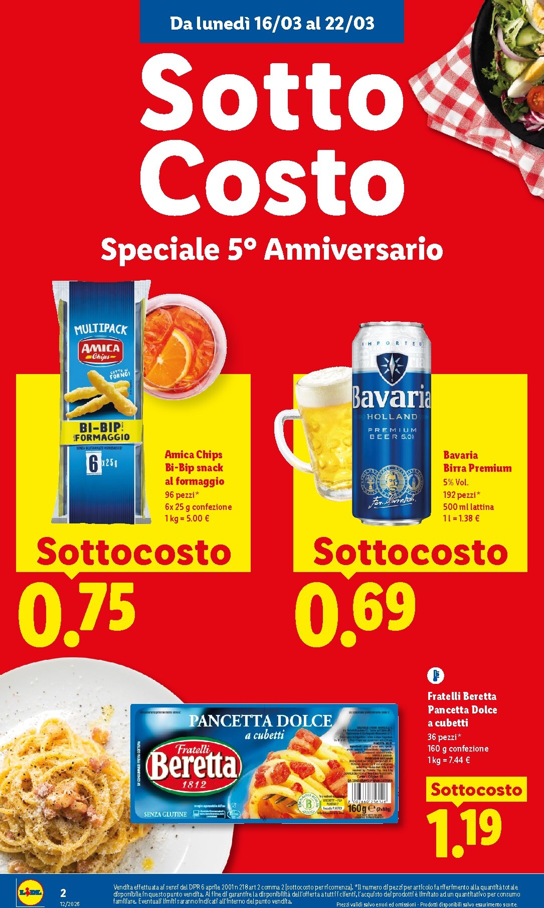 lidl - Volantino Lidl - Speciale Anniversario Atripalda valido dal 16/03/2026 al 22/03/2026 - page: 2