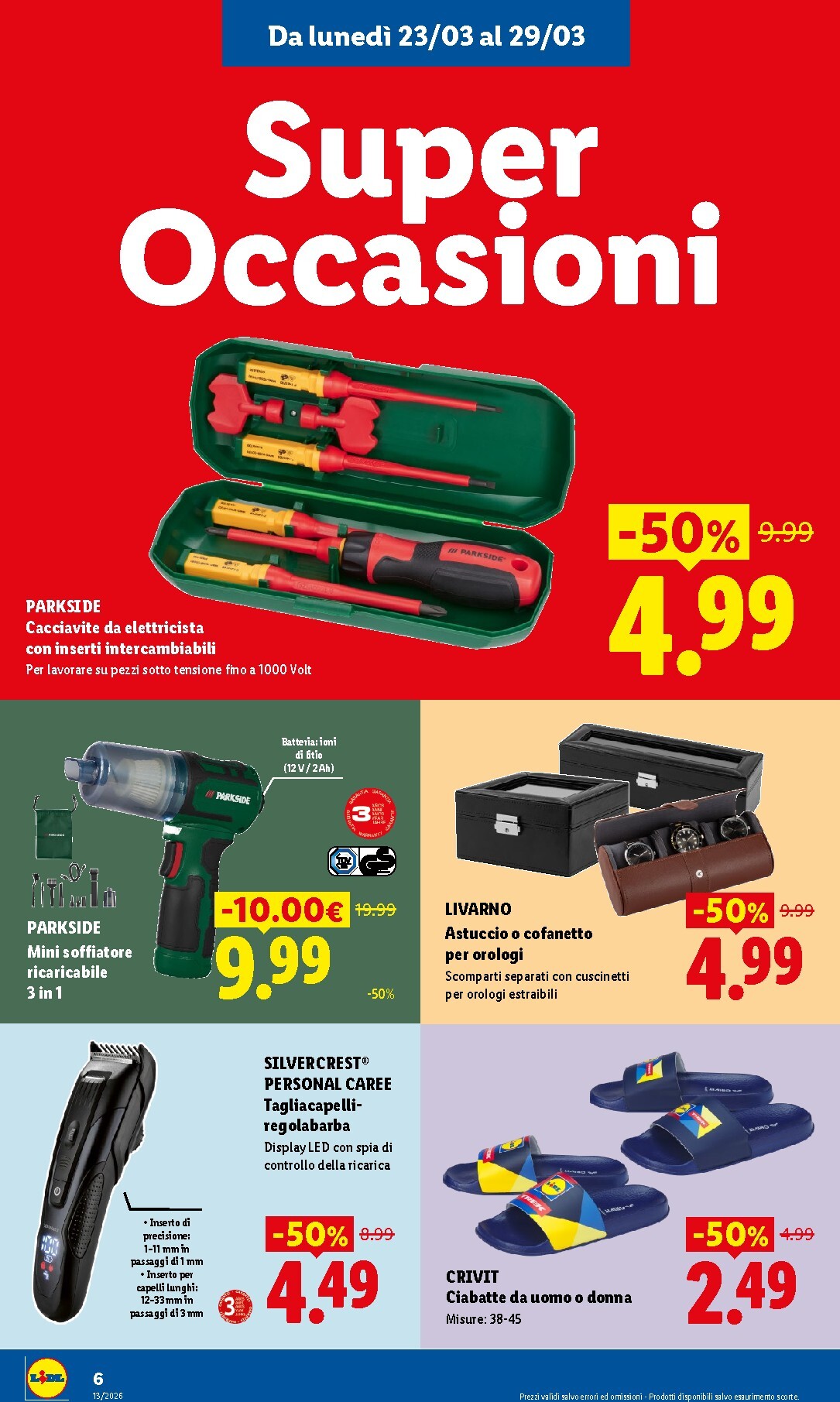 lidl - Volantino Lidl - Nuova apertura Casalgrande valido dal 23/03/2026 al 29/03/2026 - page: 6