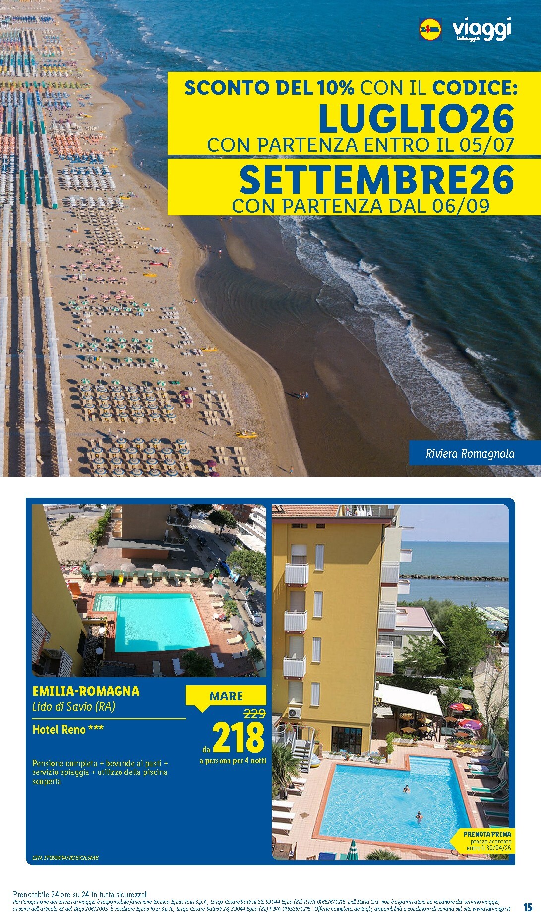 lidl - Volantino Lidl - Vacanze valido dal 23/03/2026 al 30/09/2026 - page: 15