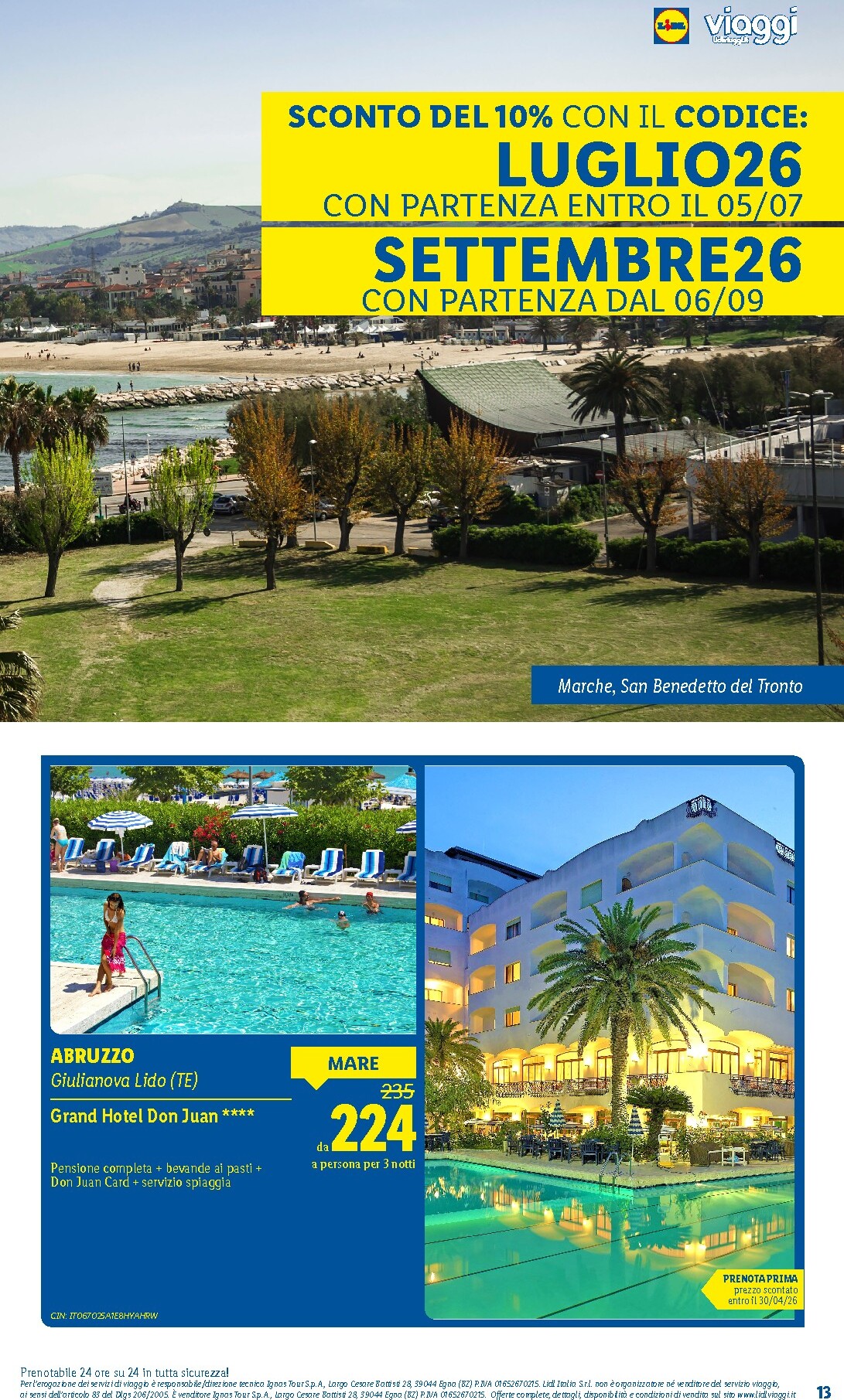 lidl - Volantino Lidl - Vacanze valido dal 23/03/2026 al 30/09/2026 - page: 13