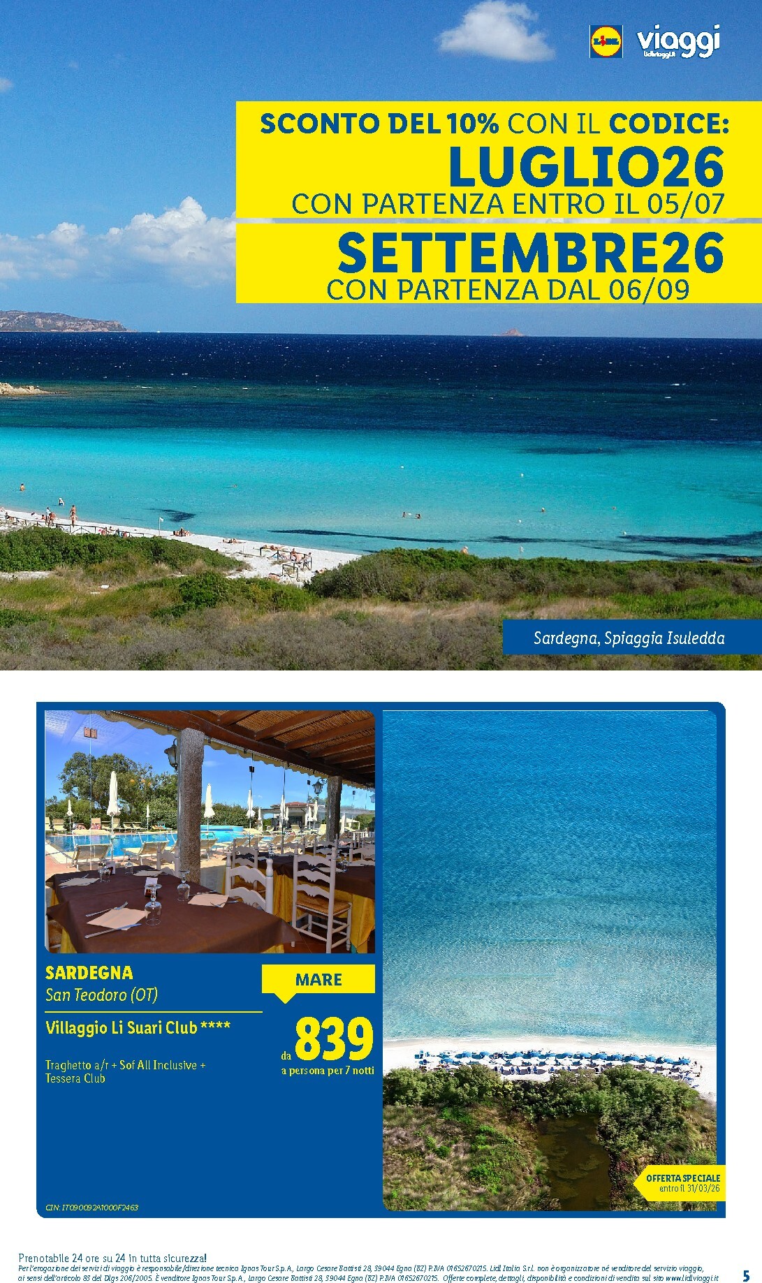 lidl - Volantino Lidl - Vacanze valido dal 23/03/2026 al 30/09/2026 - page: 5