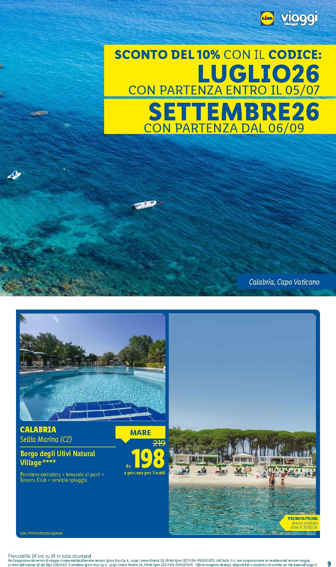 lidl - Volantino Lidl - Vacanze valido dal 23/03/2026 al 30/09/2026 - page: 9