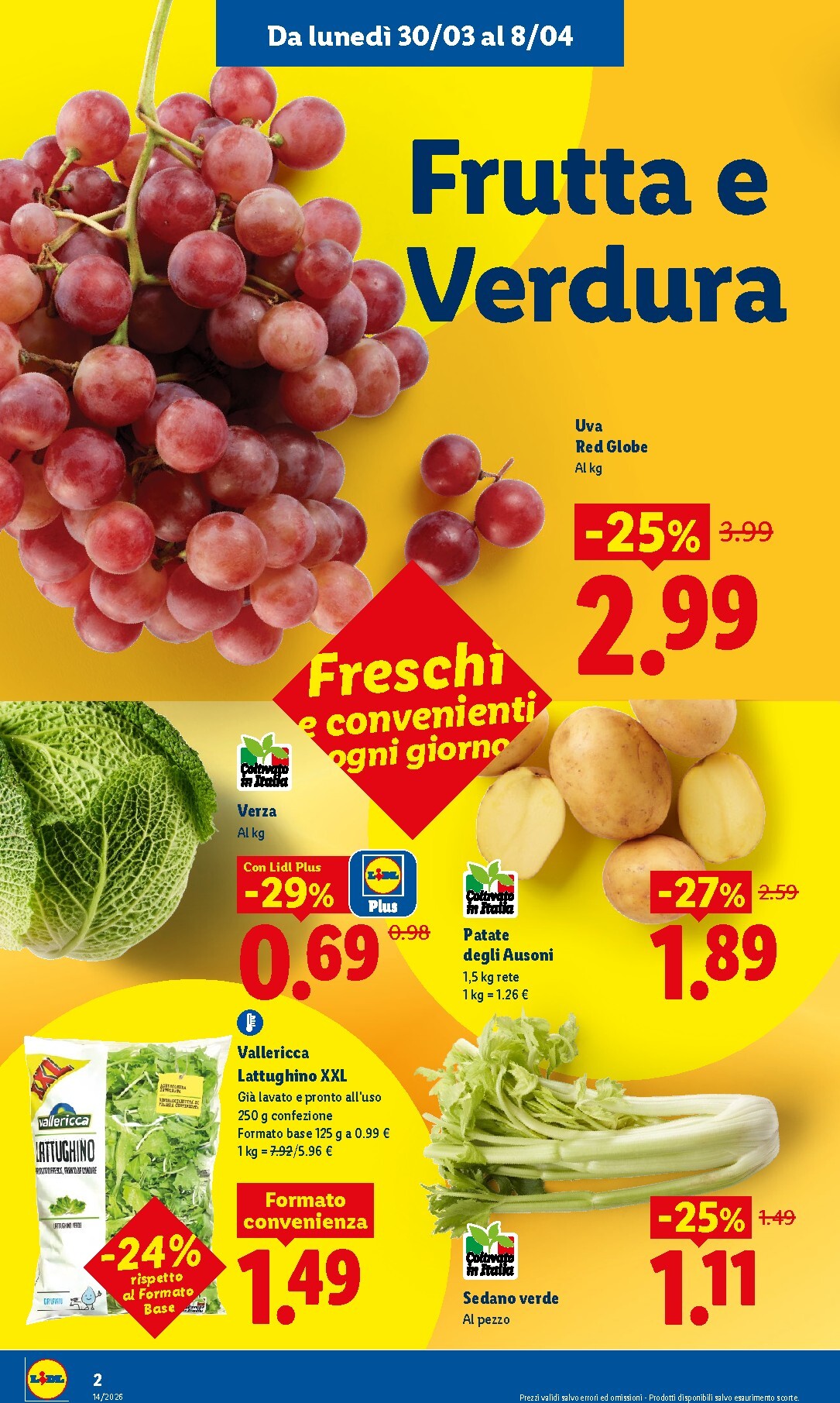 lidl - Volantino Lidl valido dal 30/03/2026 al 08/04/2026 - page: 2