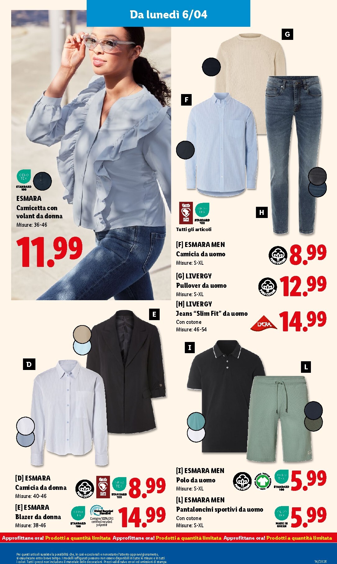 lidl - Volantino Lidl valido dal 30/03/2026 al 08/04/2026 - page: 61