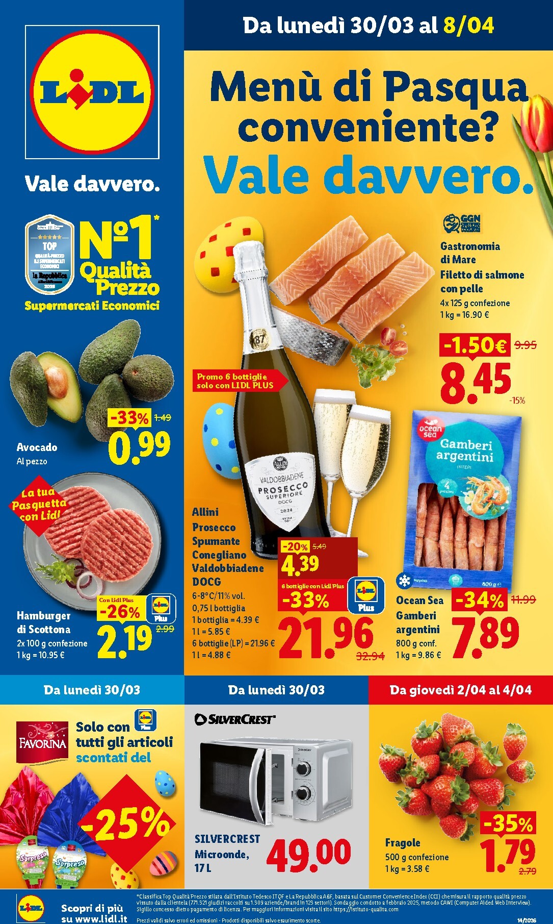 lidl - Volantino Lidl valido dal 30/03/2026 al 08/04/2026
