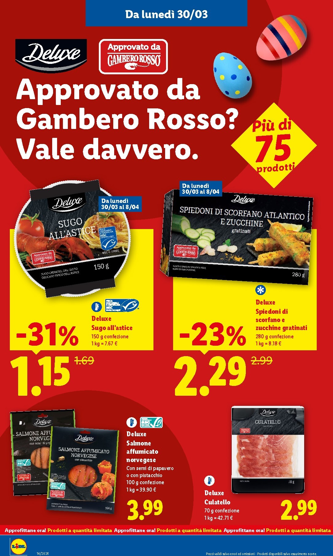 lidl - Volantino Lidl valido dal 30/03/2026 al 08/04/2026 - page: 14