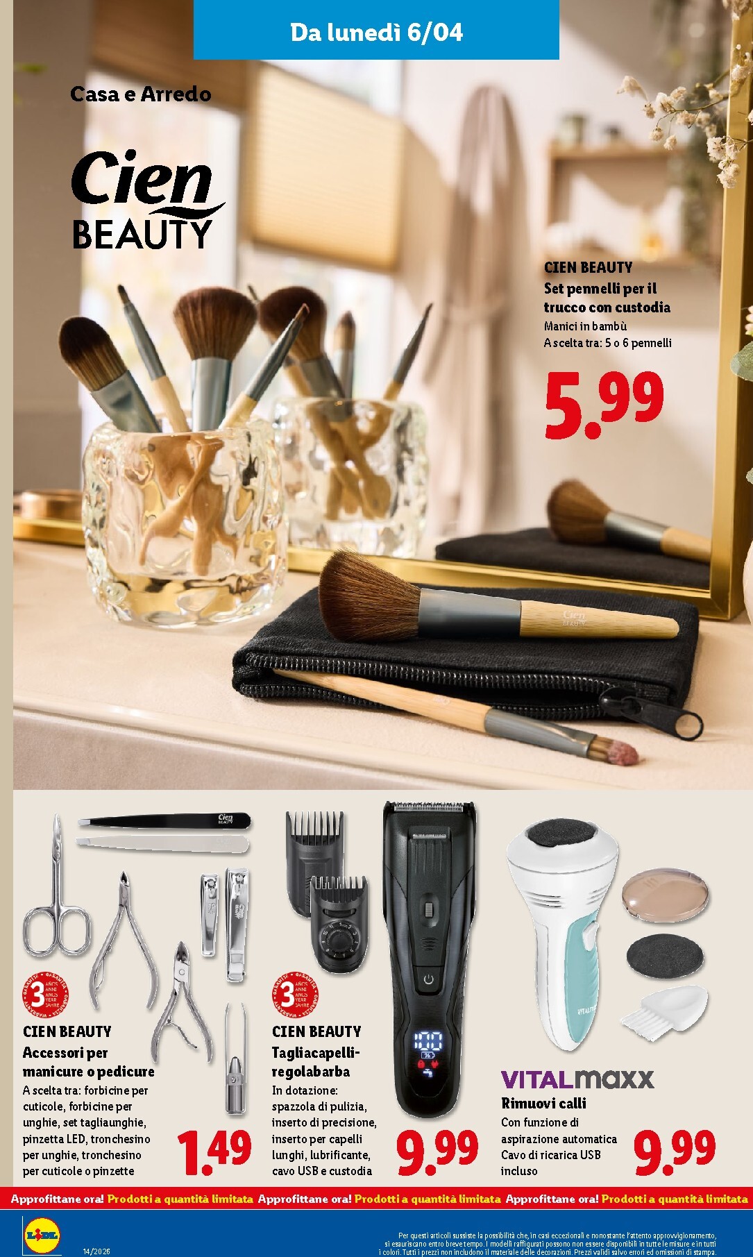 lidl - Volantino Lidl valido dal 30/03/2026 al 08/04/2026 - page: 62