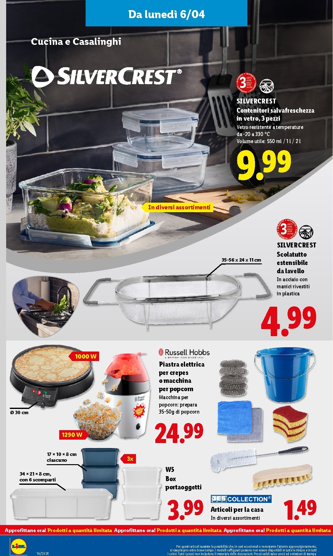 lidl - Volantino Lidl valido dal 30/03/2026 al 08/04/2026 - page: 58