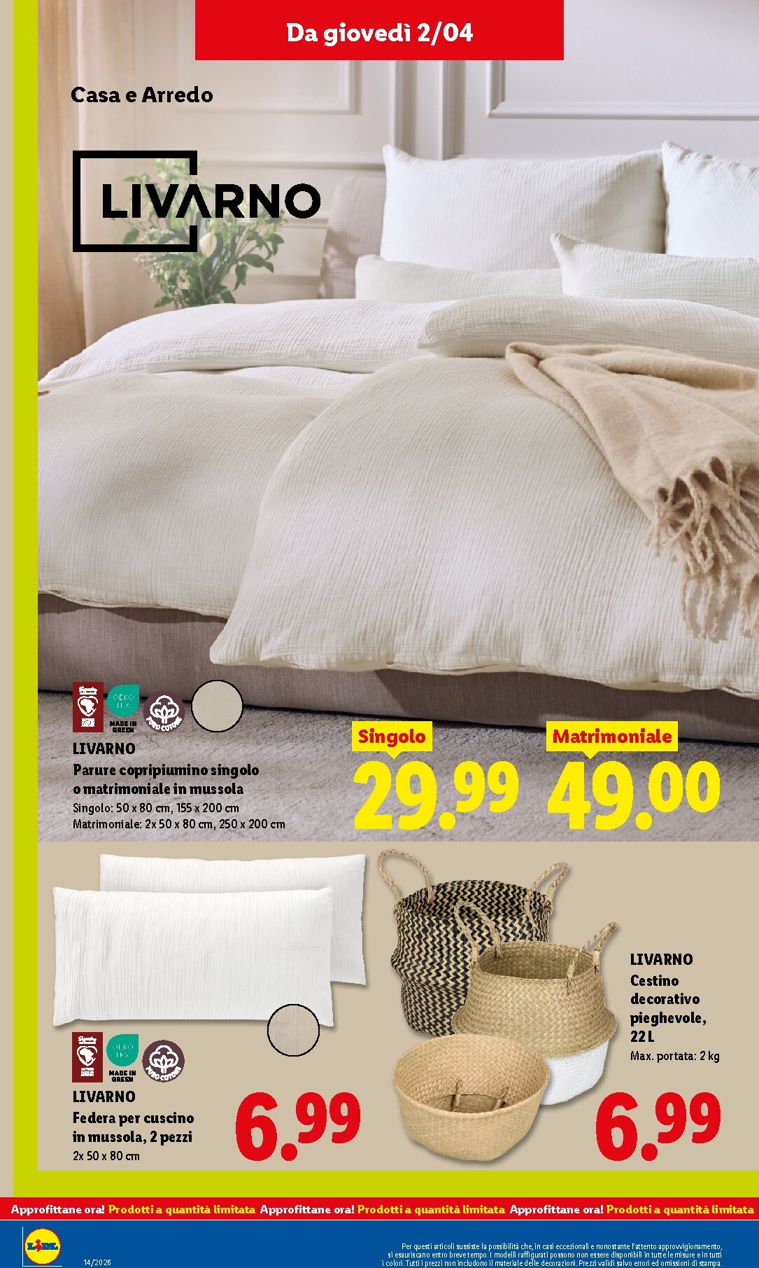 lidl - Volantino Lidl valido dal 30/03/2026 al 08/04/2026 - page: 48