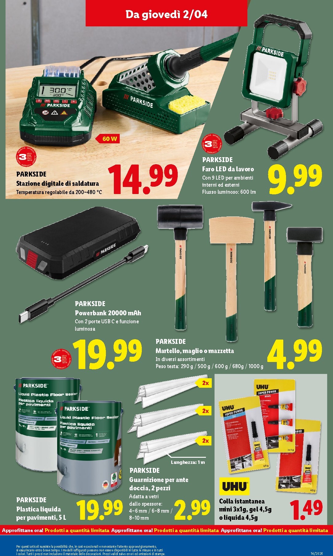 lidl - Volantino Lidl valido dal 30/03/2026 al 08/04/2026 - page: 45